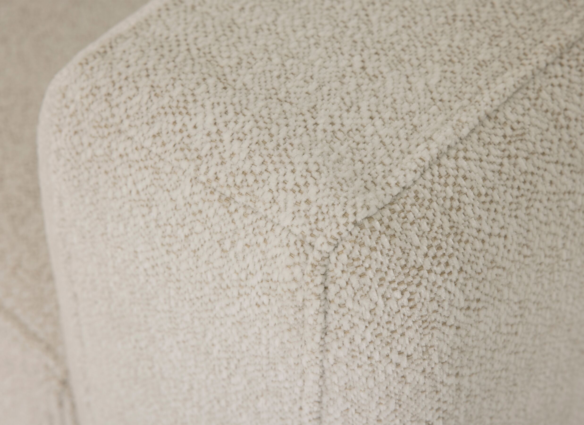 Detailfoto - Hoeksalon Celaya 298x223cm - chenille - ecru