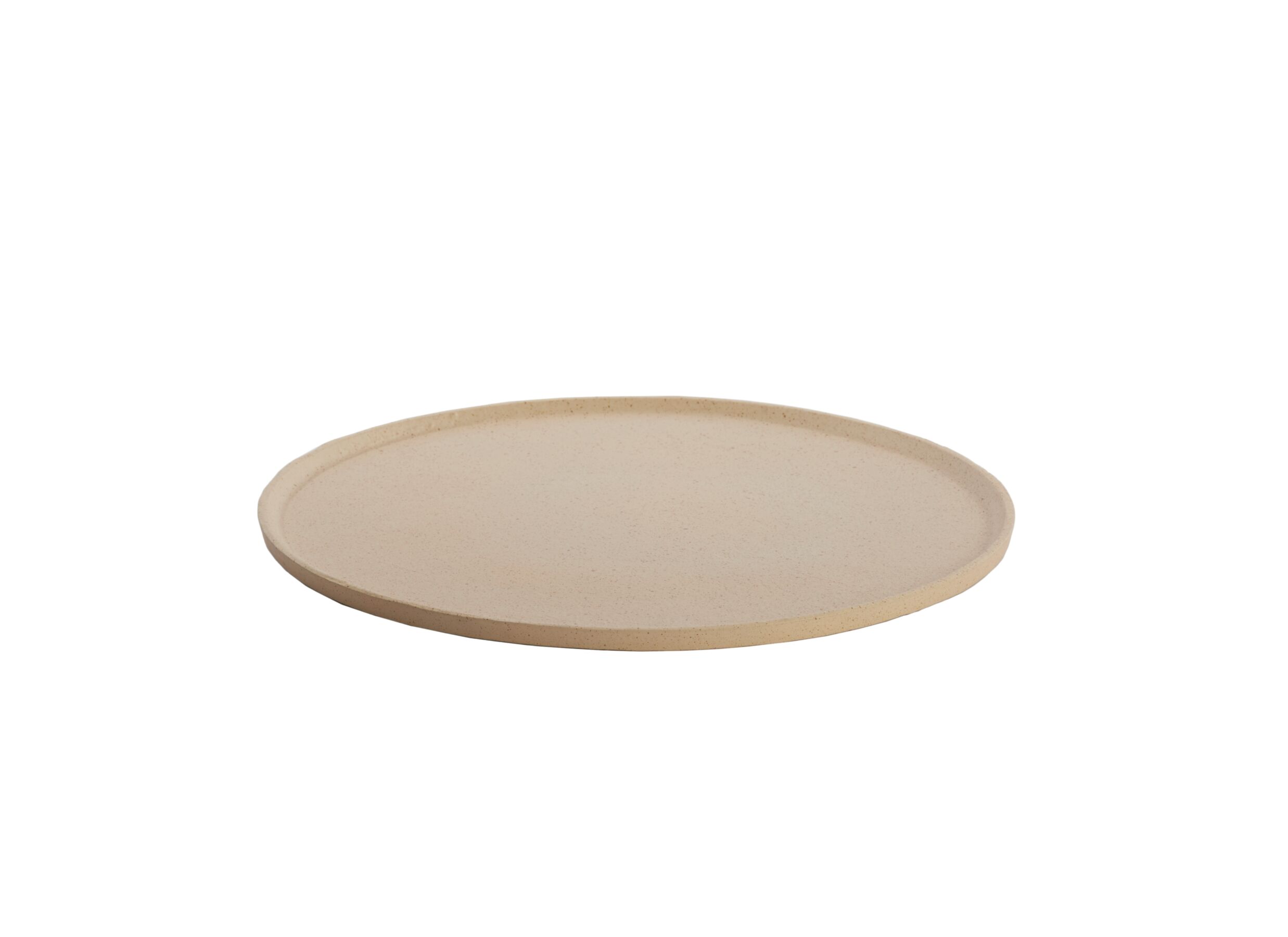 Schaal Maes Ø40cm - metaal - zand - Schaal Maes Ø40cm - metaal - zand