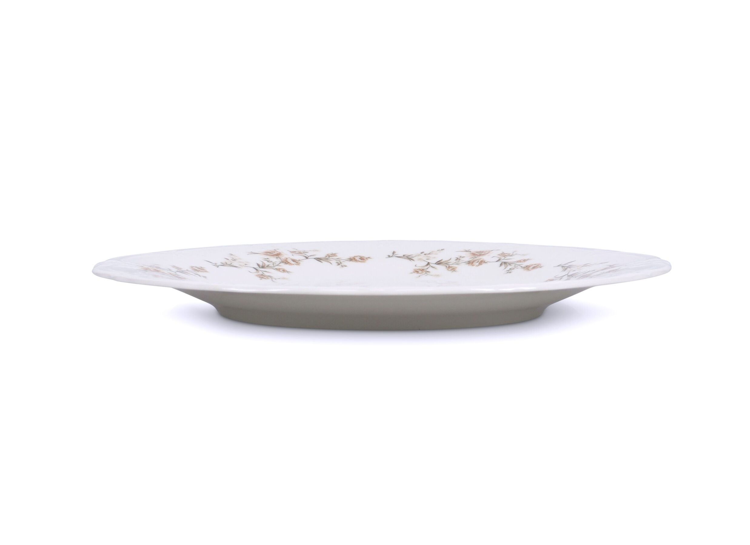 Aperçu - Assiette Retro Ø27cm - porcelaine - blanc