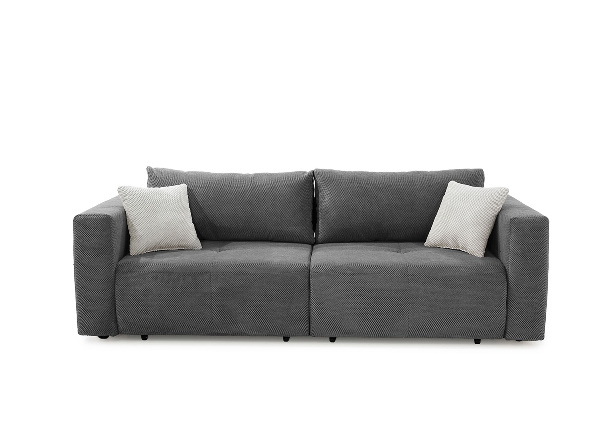Zetel Relax Bigsofa 4-zit - stof - donkergrijs - Zetel Relax Bigsofa 4-zit - stof - donkergrijs