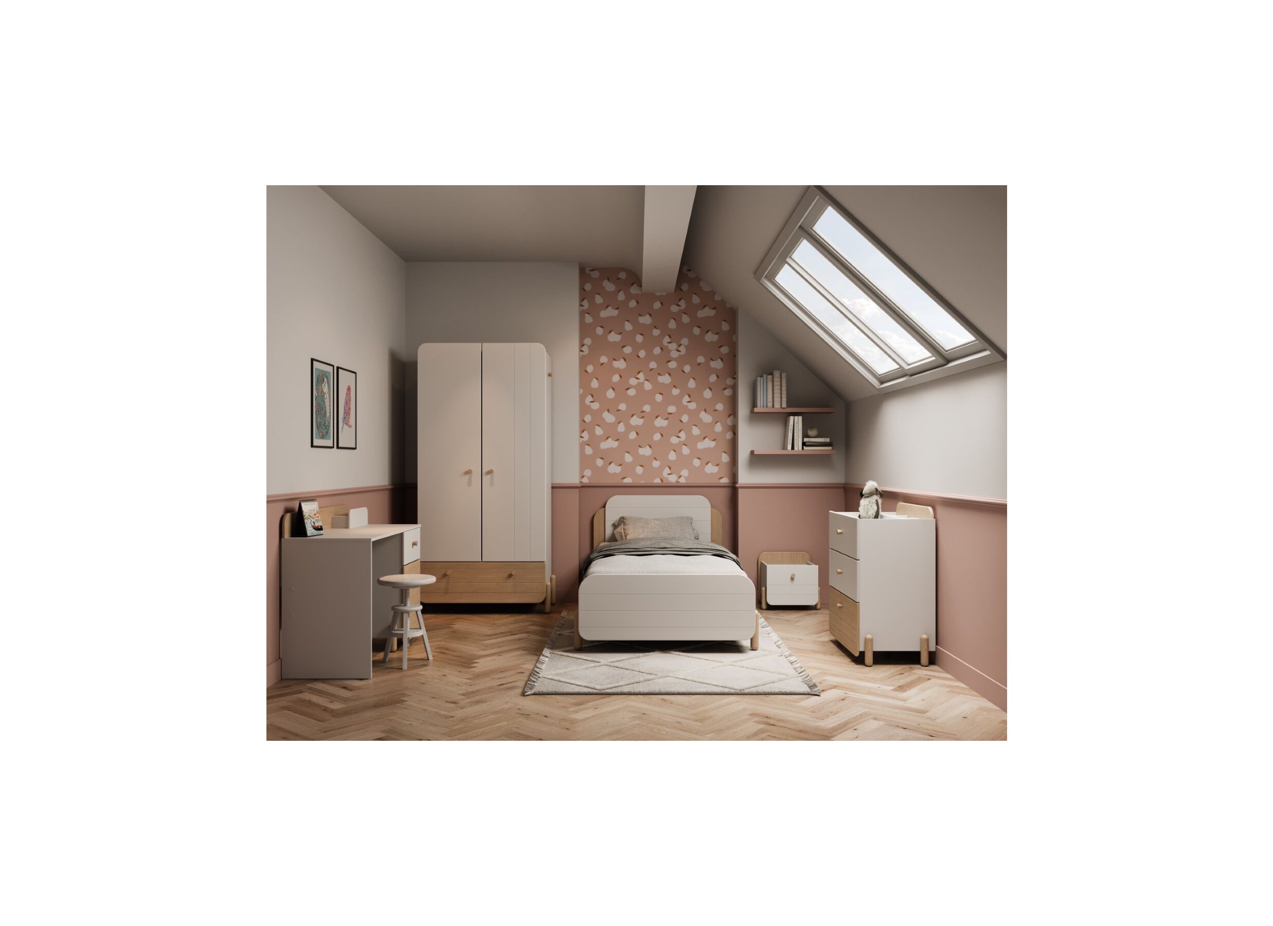 Photo ensemble - Bureau Edaj 103x44cm