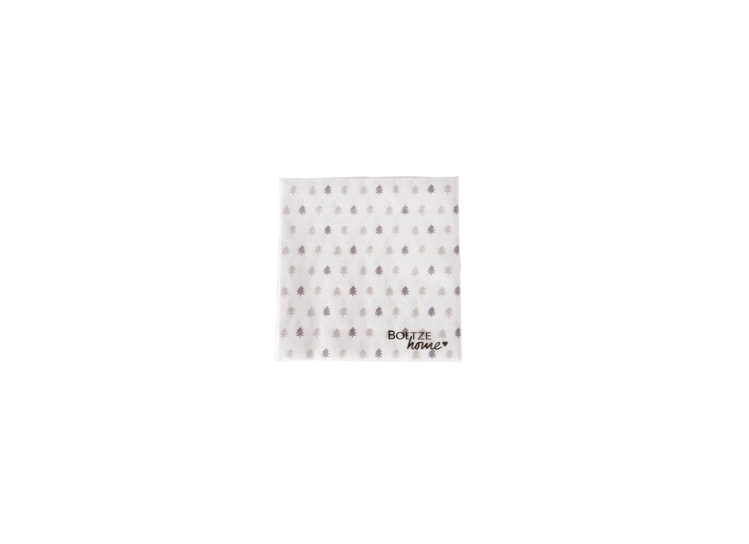 Aperçu - Serviette Risor 17x17cm beige blanc 20 pièces