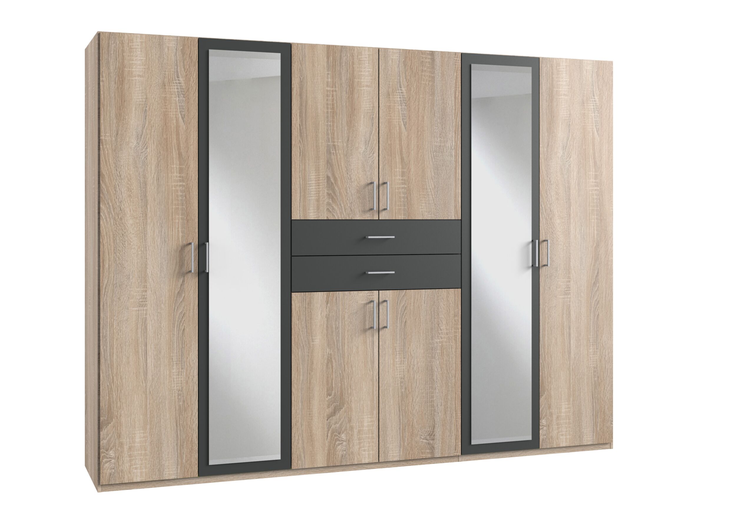 Aperçu - Garde-robe Diver 270cm - décor - chêne sonoma & graphite