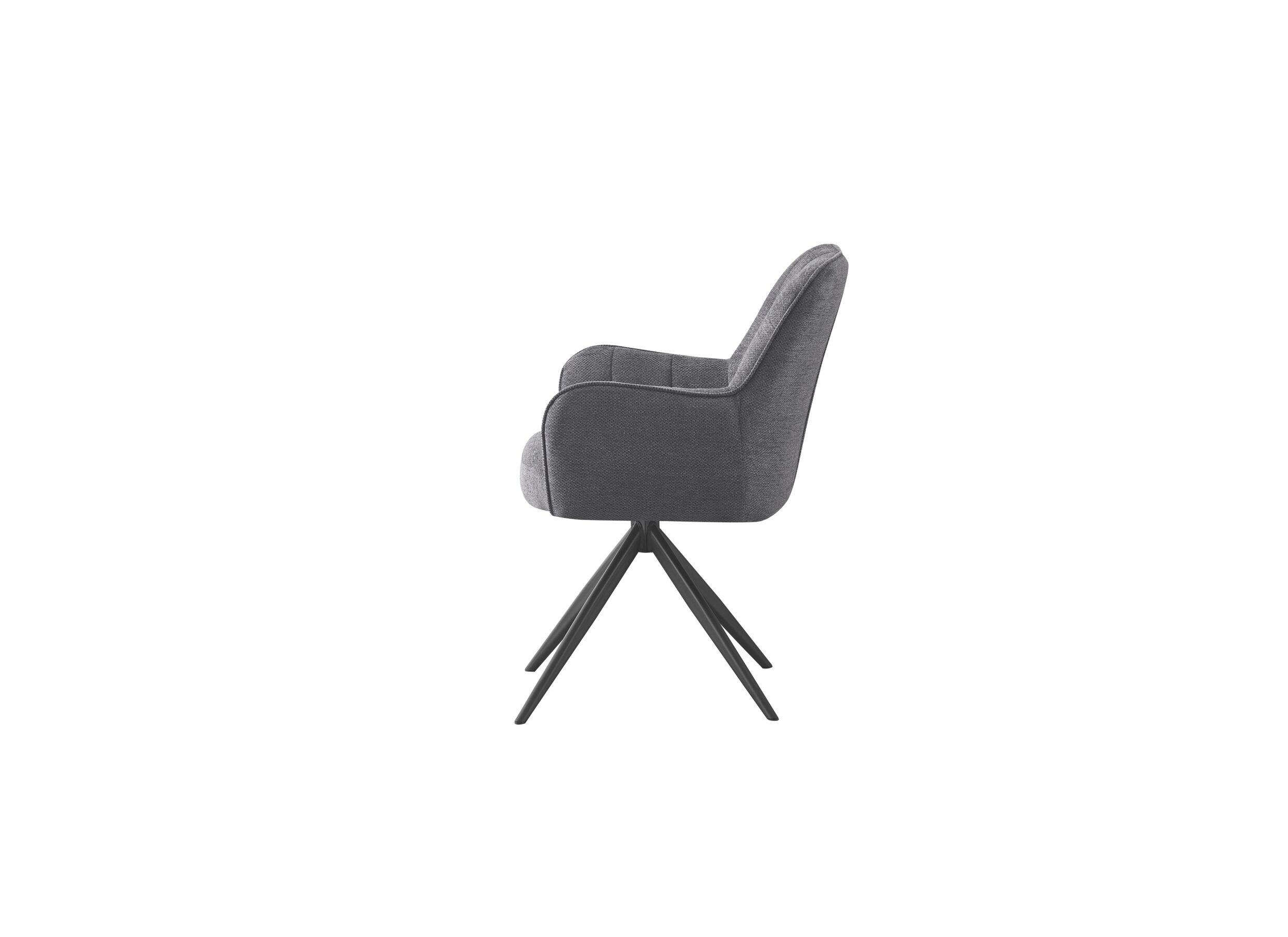 Draaistoel Bonzo 59x58x88cm - stof - antraciet