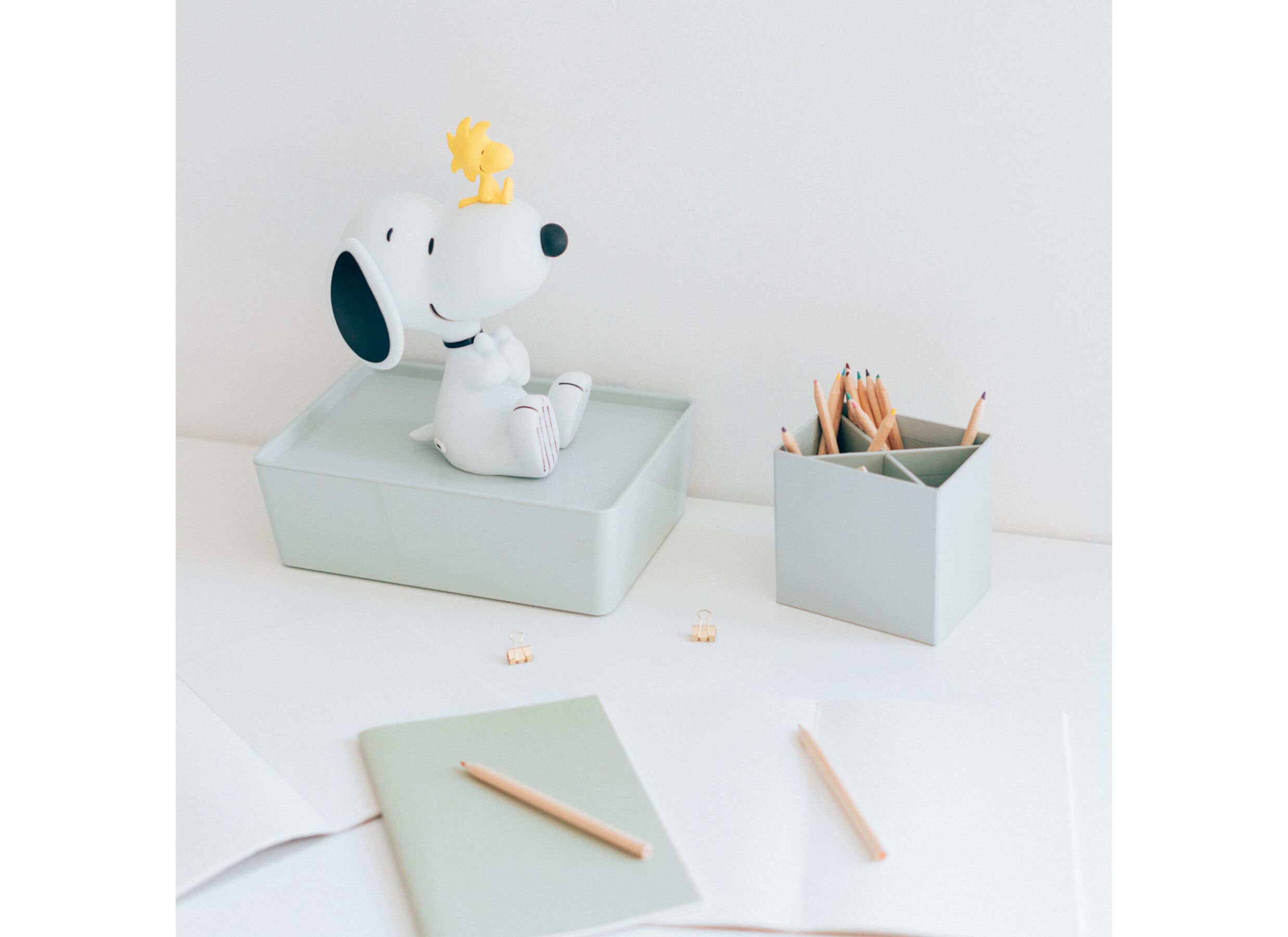 Sfeerfoto - Snoopy lamp H26,7cm