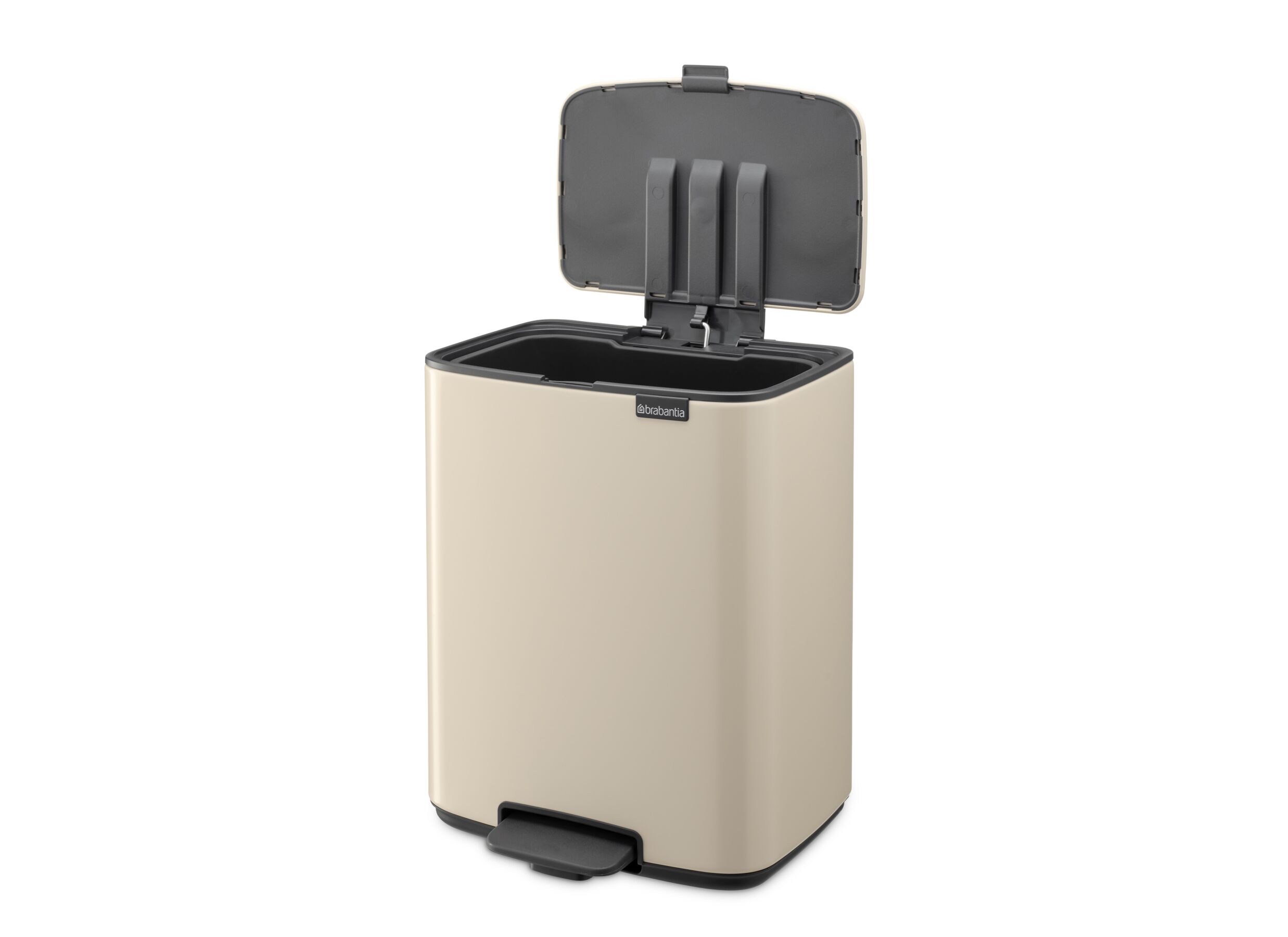 Overzichtsfoto - Pedaalemmer Bo Brabantia 12L - soft beige