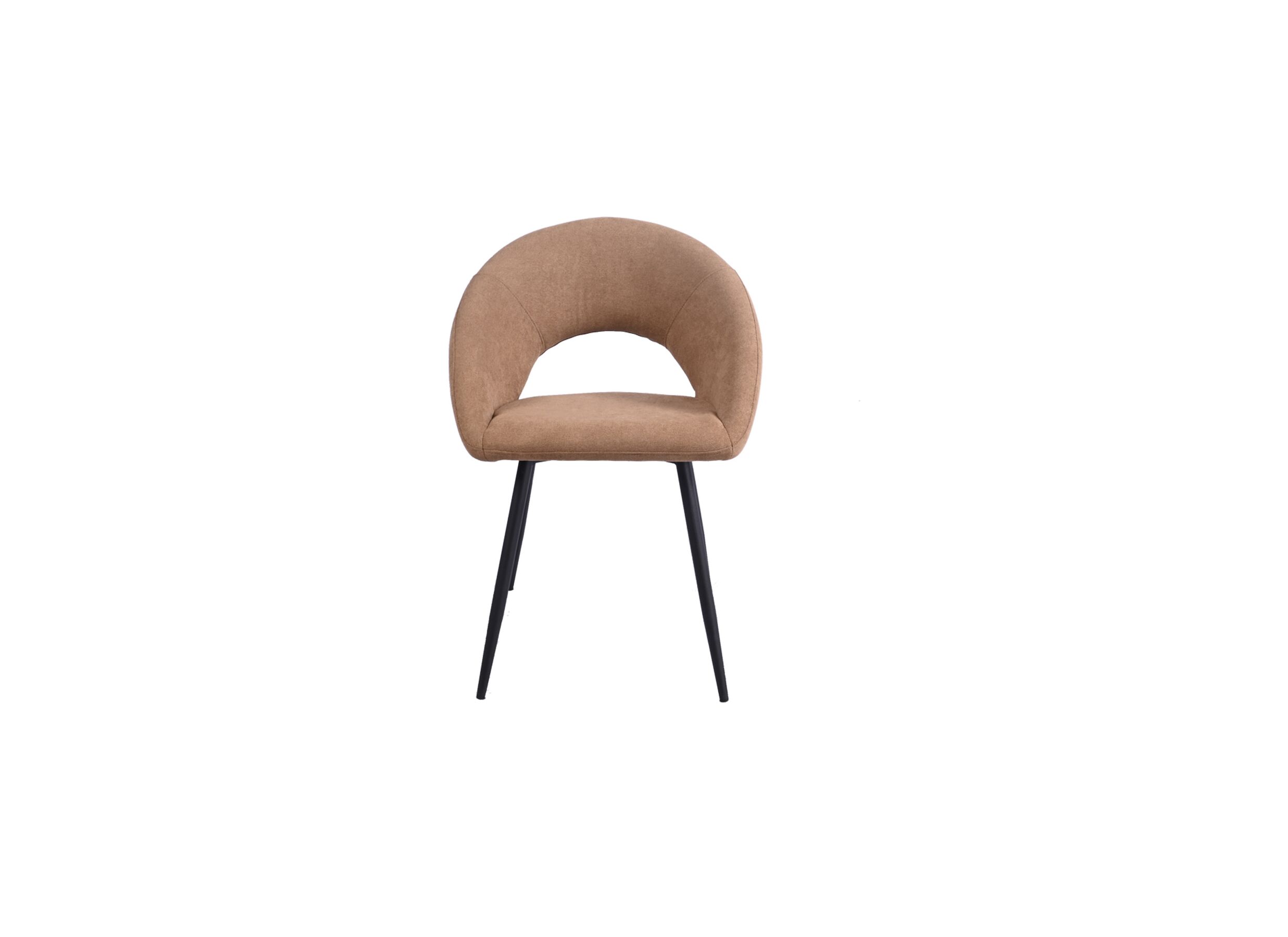 Stoel Imago 57,5x54,8x82,5cm - stof - muskaat