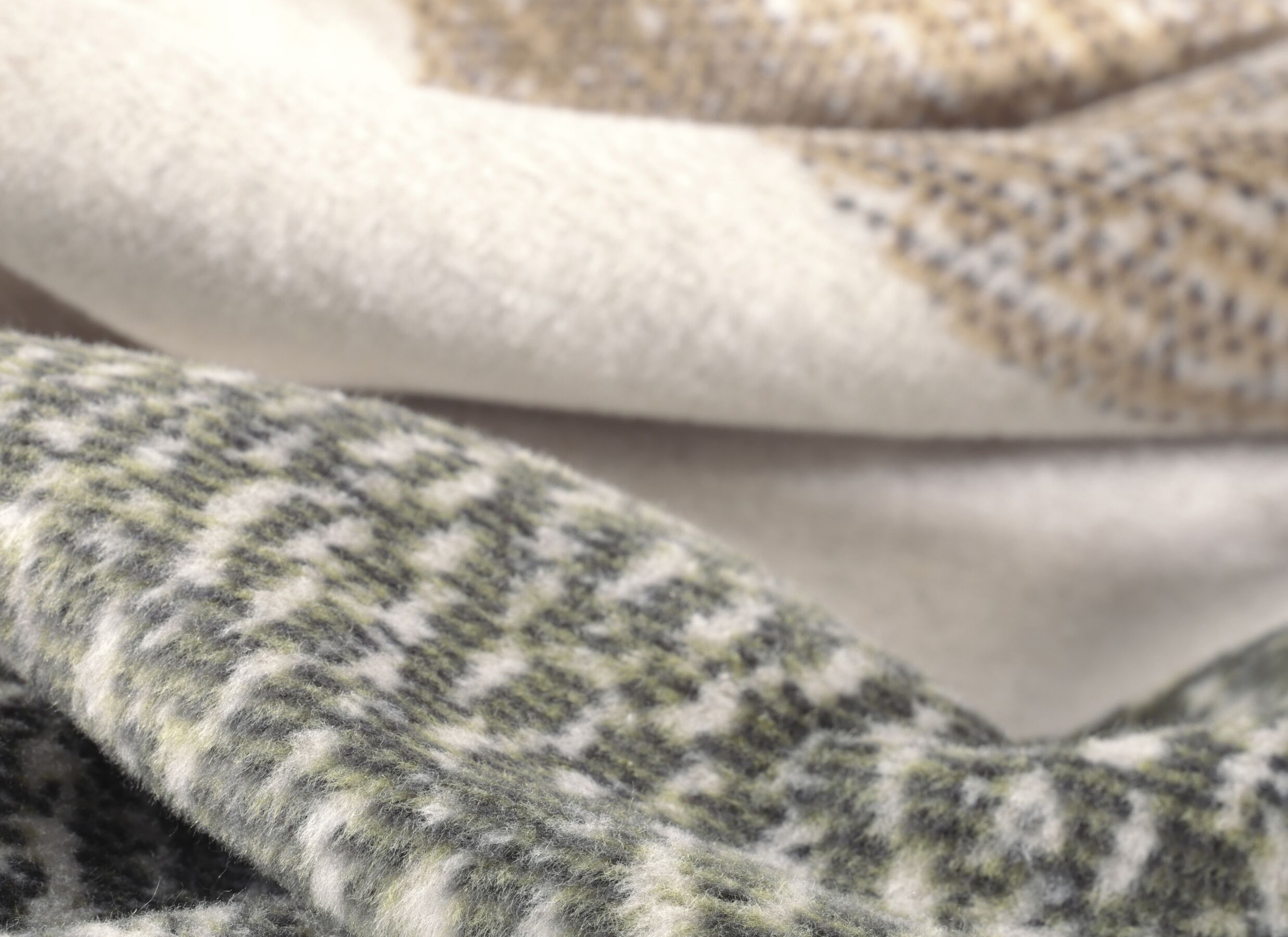 Detail - Plaid Nordick Rock 150x200cm - coton & polyester - multicolore