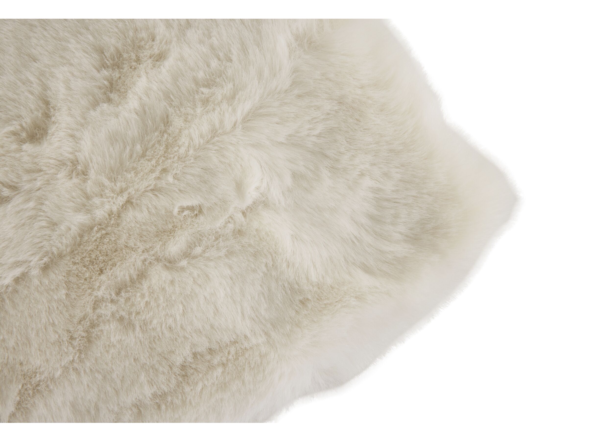 Tapijt Serene 60x110cm - nepbont - ivory
