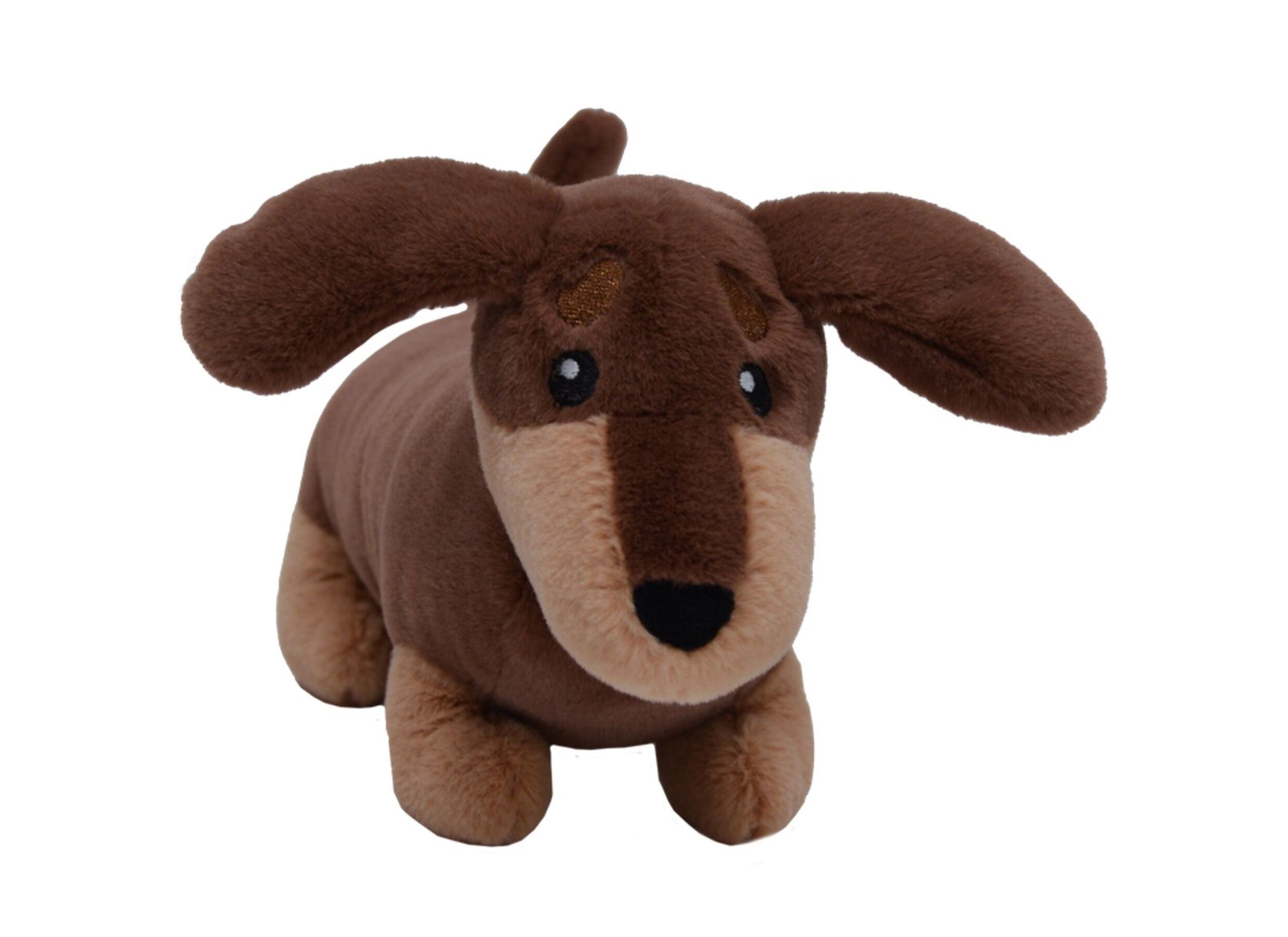 Hondenspeelgoed Woofles Teckel met pieper & crunchy - Hondenspeelgoed Woofles Teckel met pieper & crunchy