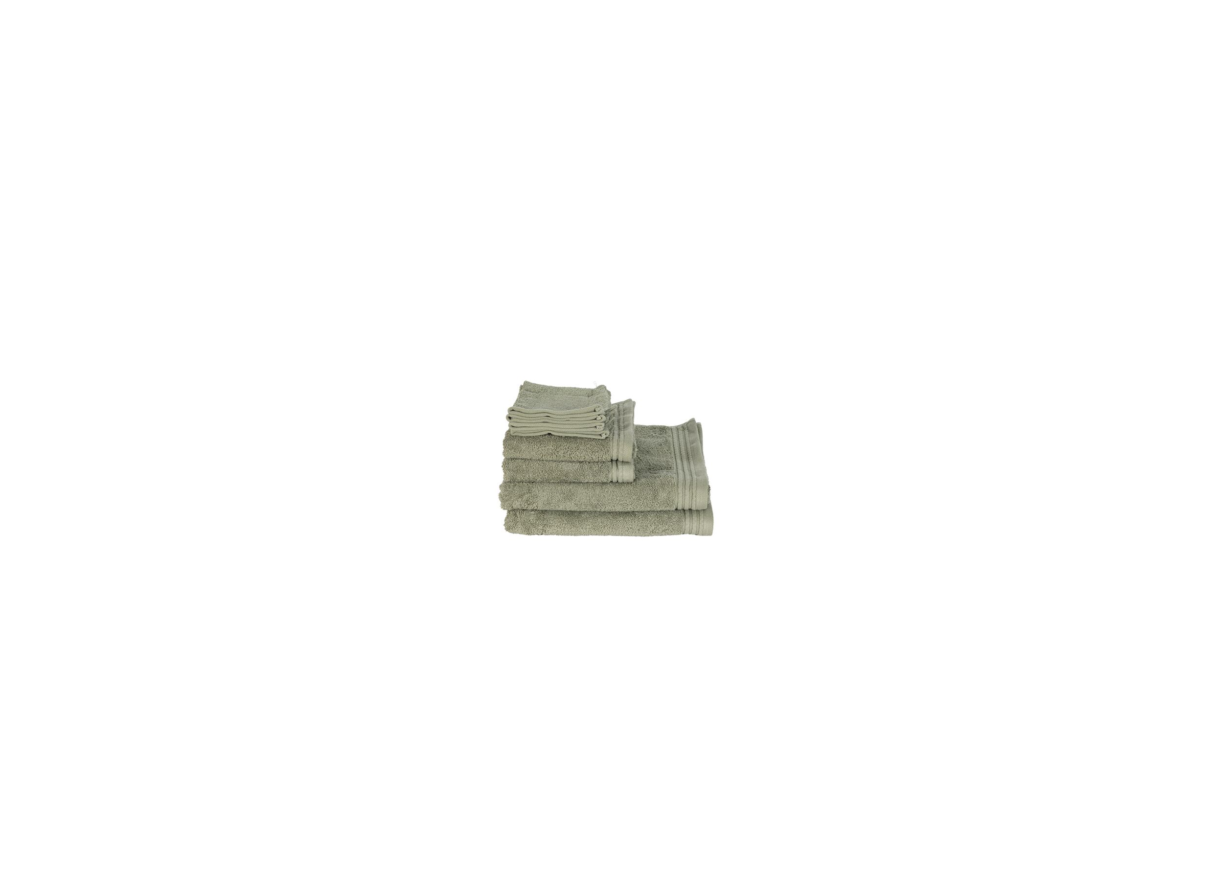 Photo ensemble - Serviette de bain Utility 50x80cm - coton - vert