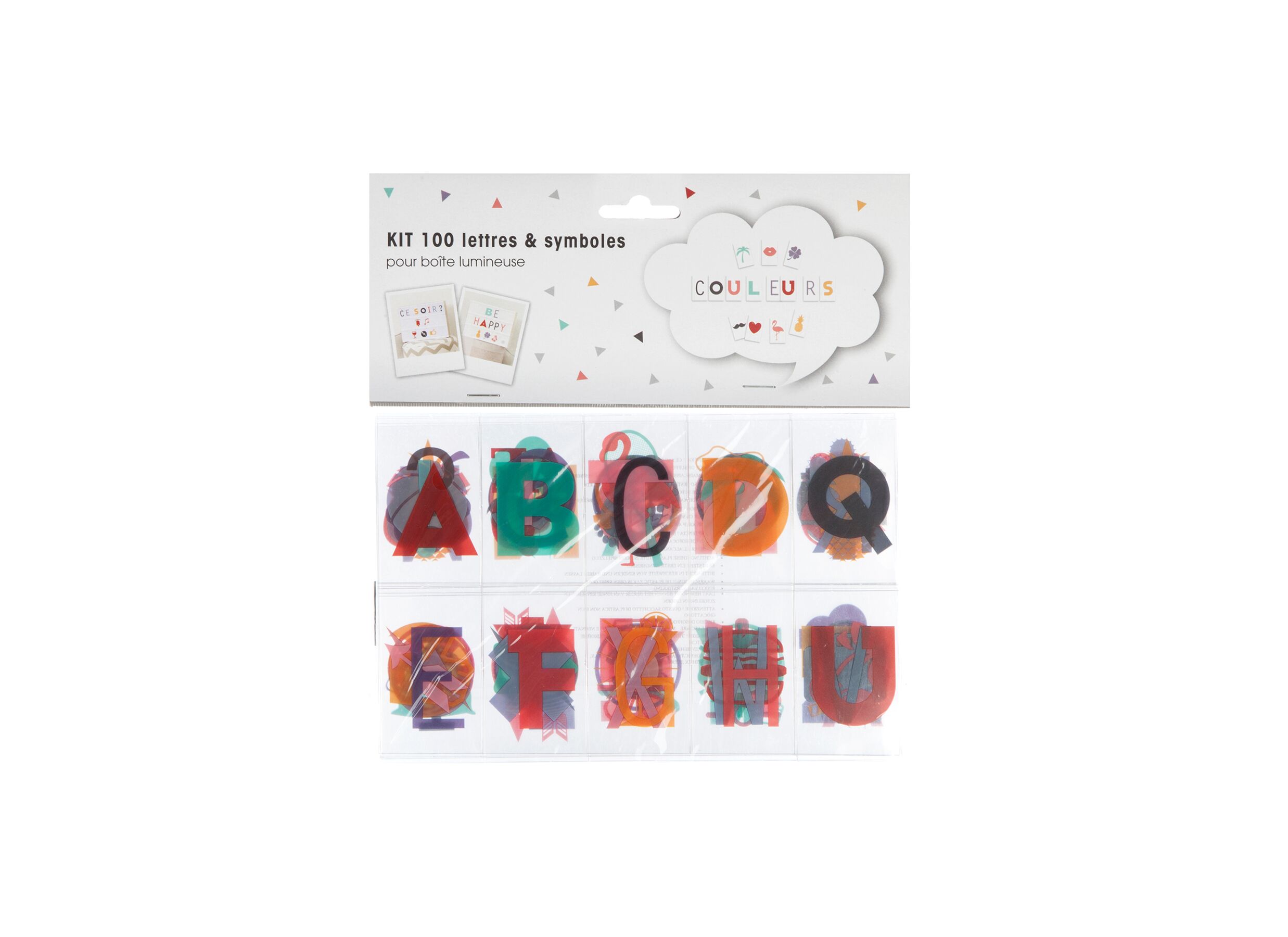 Letters, 100 pieces H6,5cm