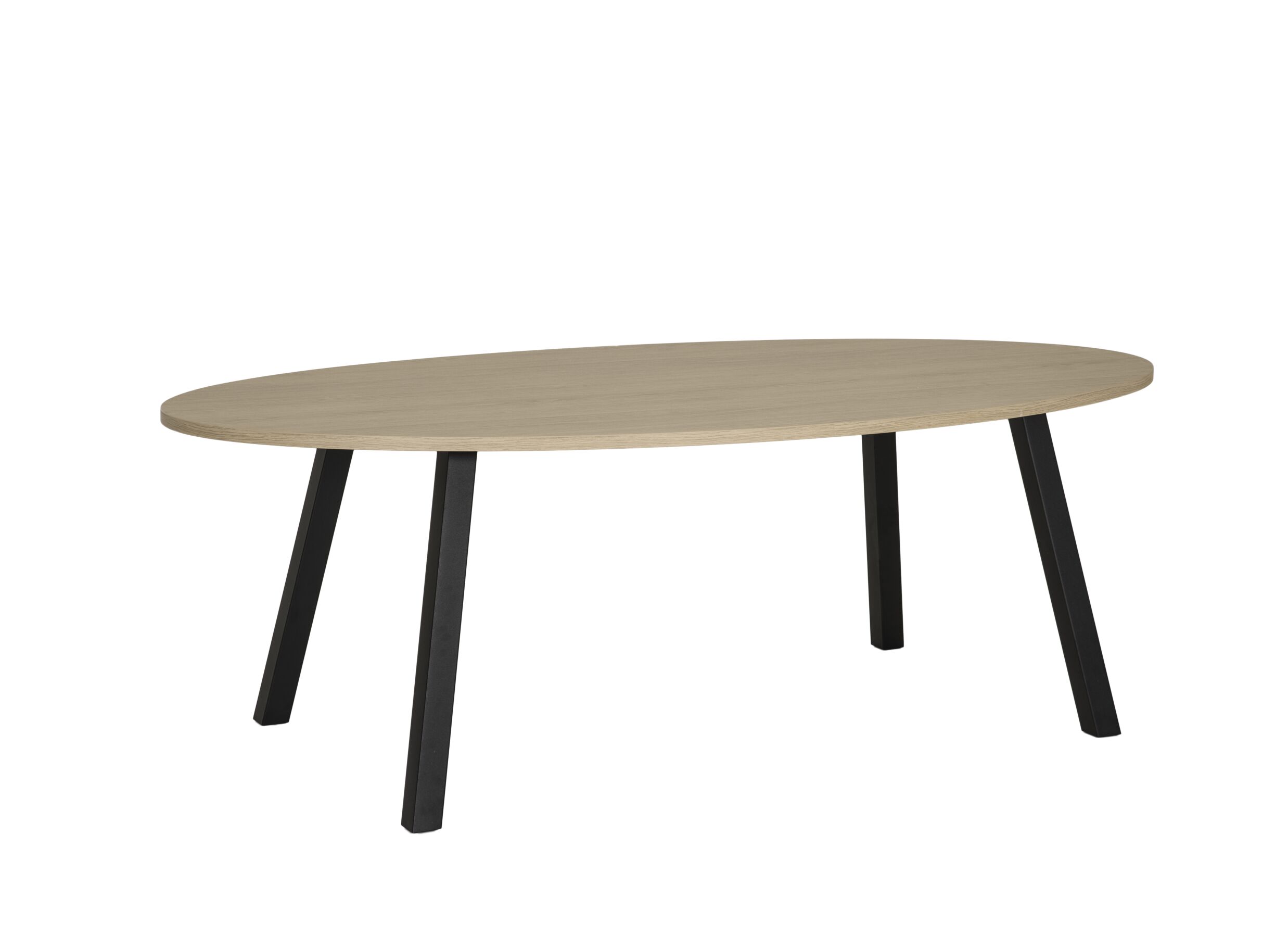 Table chêne ovale 120x225cm - Table 120x225cm - panneau décor - chêne master