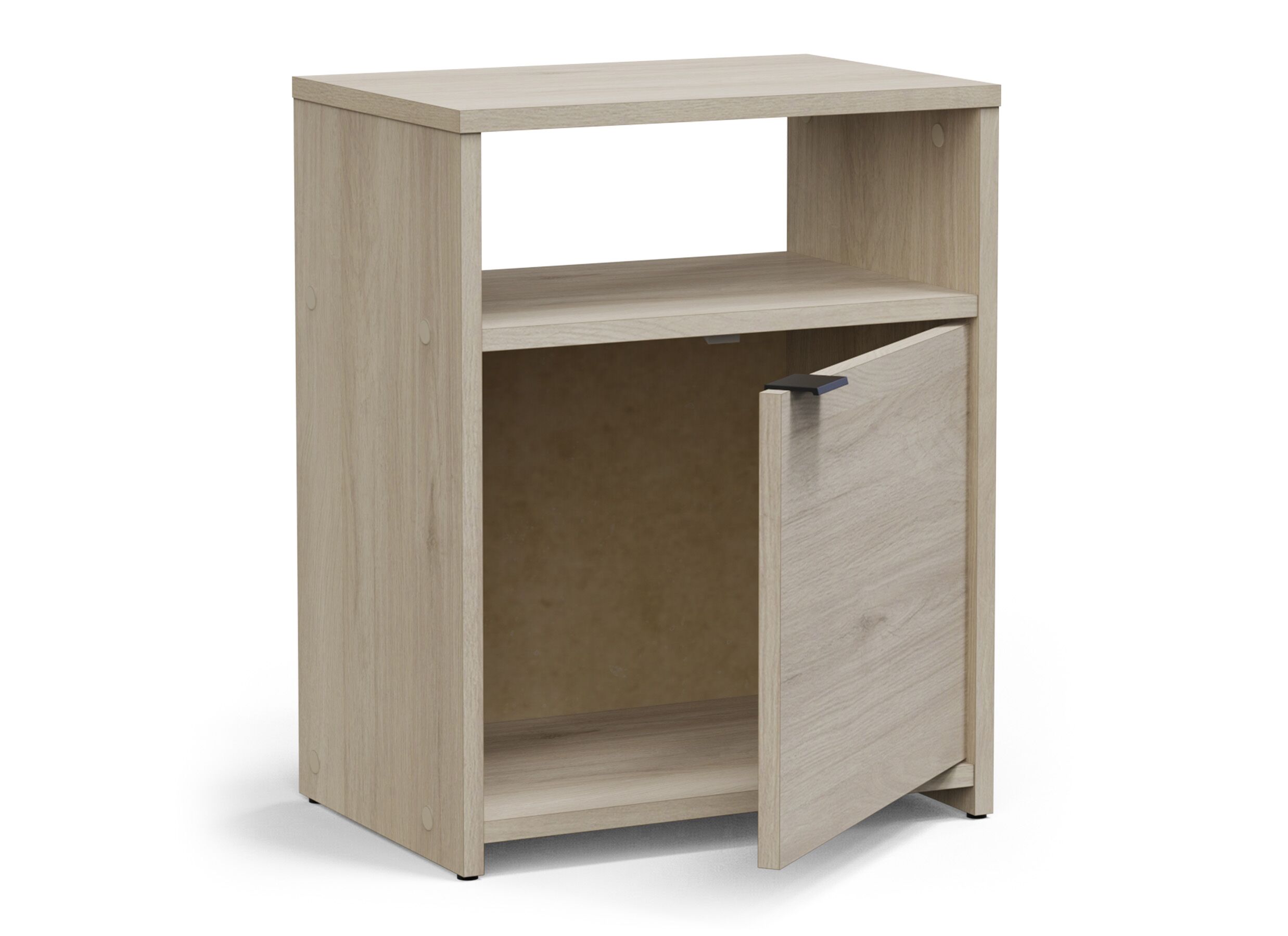 Disposition - Table de chevet Nano 41x28x51cm - décor - chêne kronberg