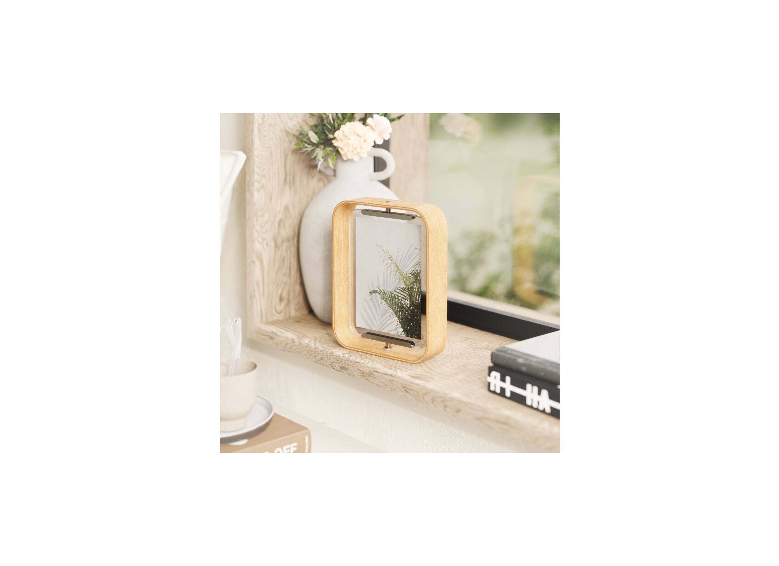Foto ambiance - Cadre photo Bellwood 18x13cm - hêtre - naturel