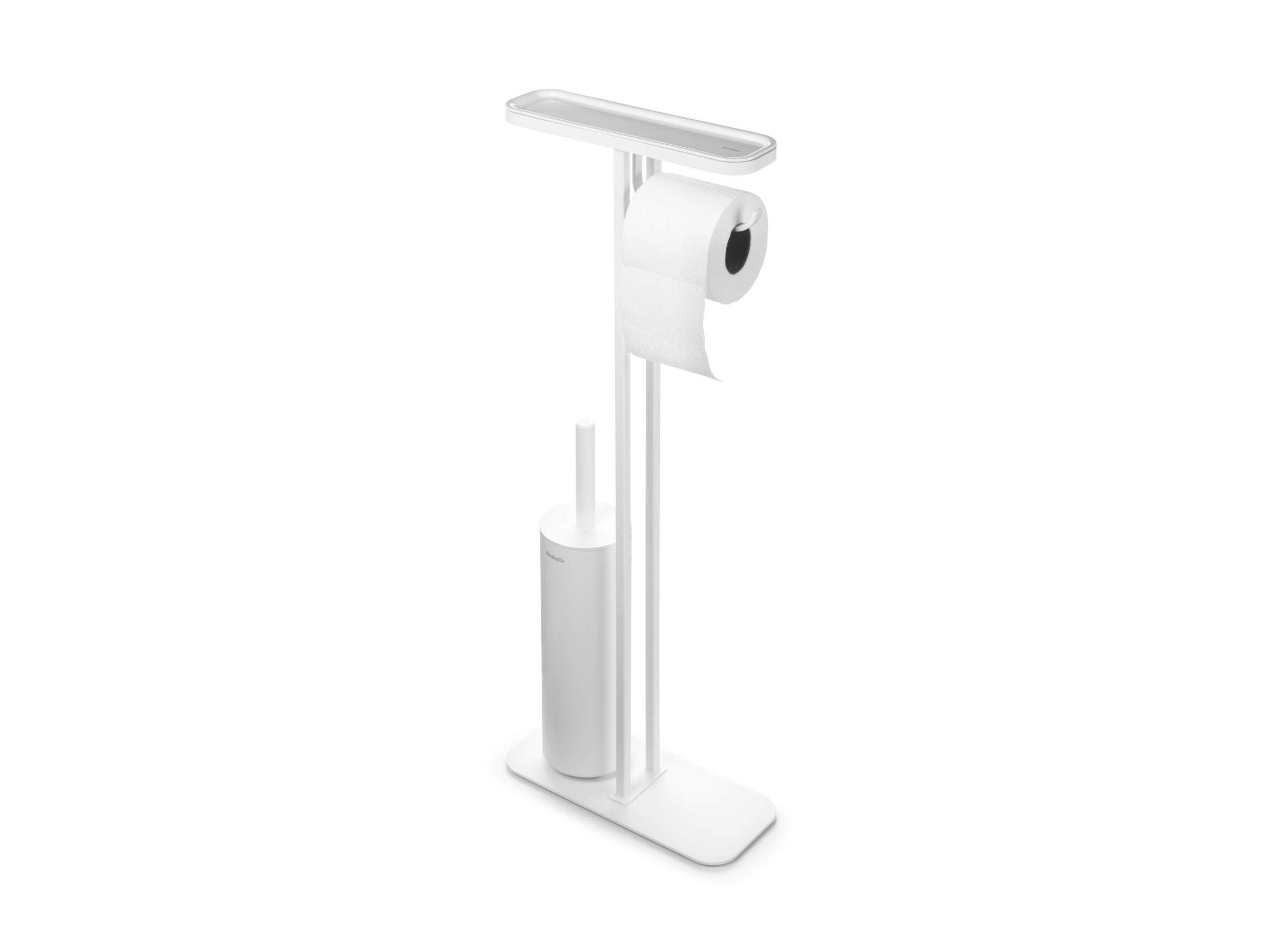 Aperçu - Serviteur wc MindSet 12,50x75,50cm - plastique & acier - mineral fresh white