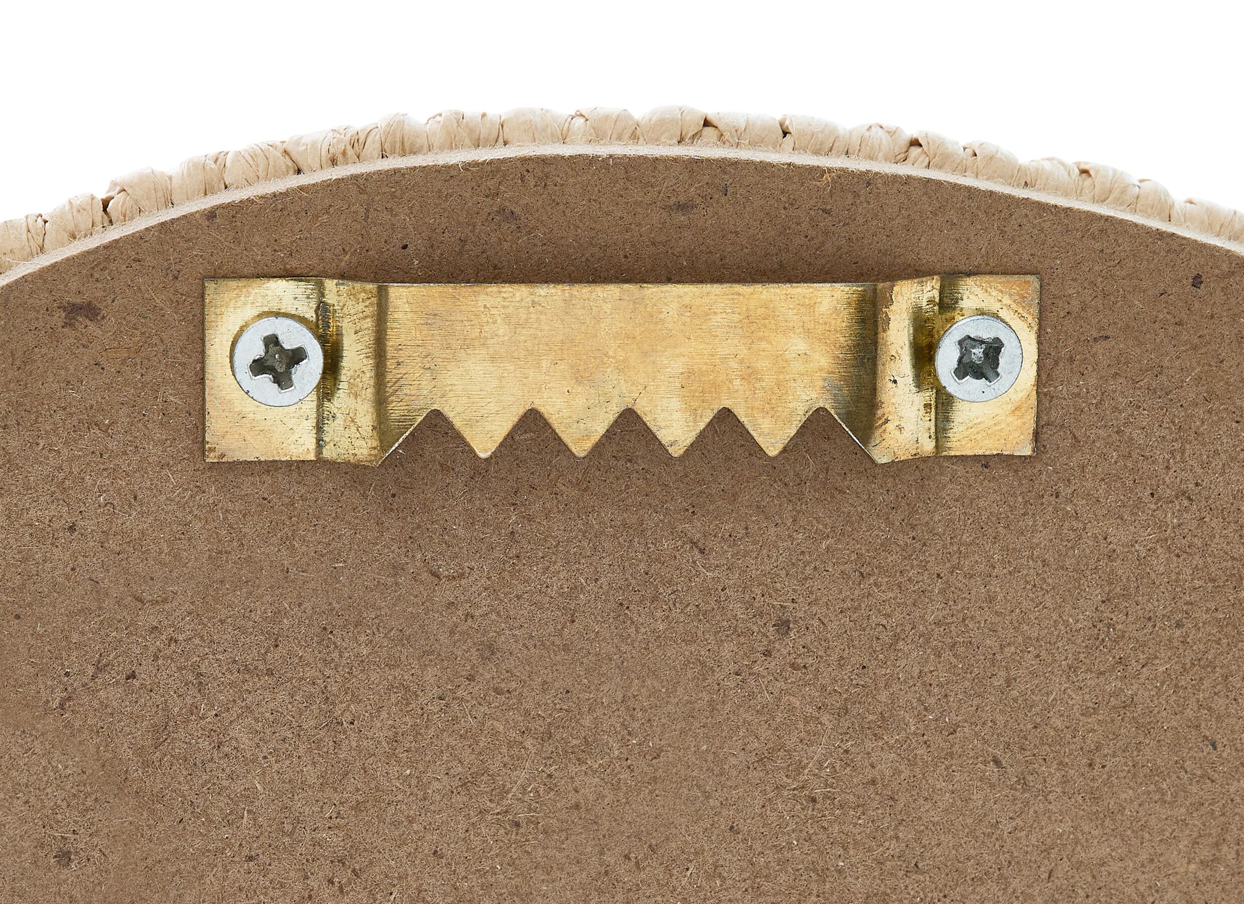 Detail - Miroir Tilia 31x40,5cm - verre & papier recyclé - marron