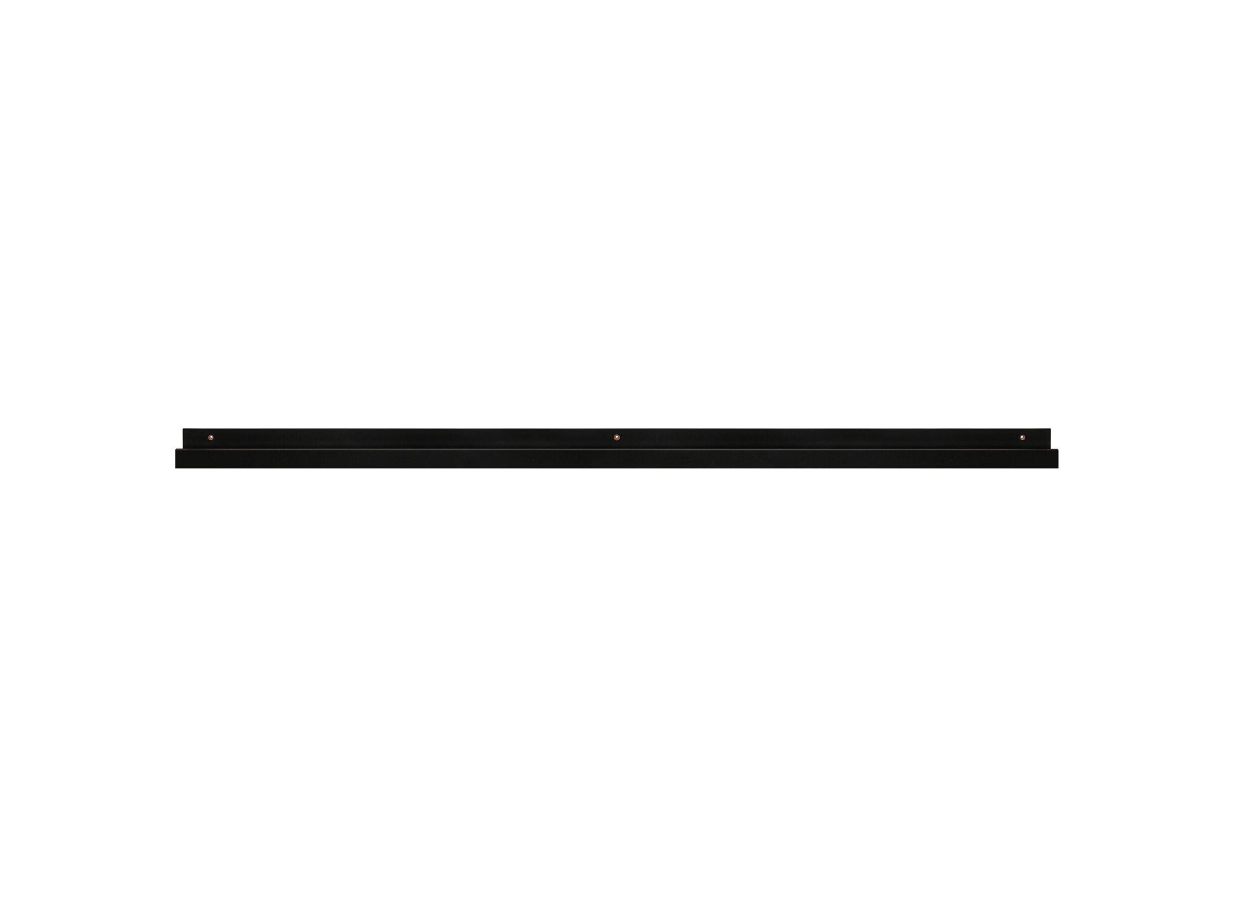Plus Important - Tablette murale Bergen 110x10x5cm - bois - noir
