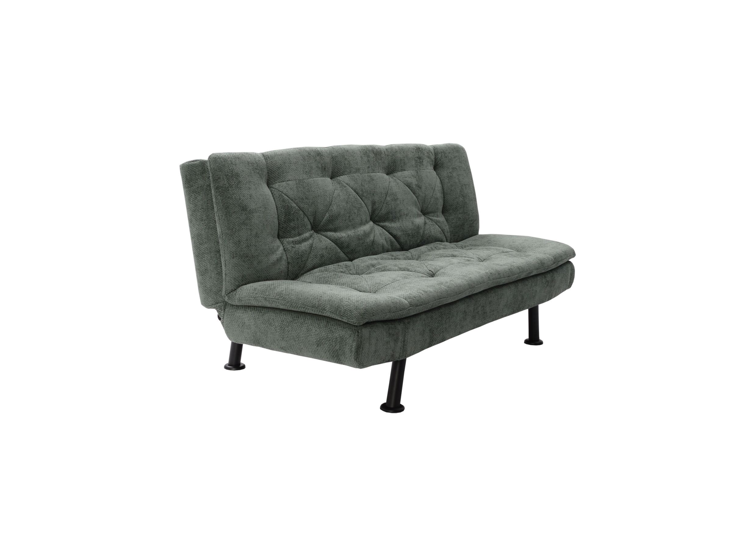 Overzichtsfoto - Zetelbed Alisa 1-persoons - stof - groen