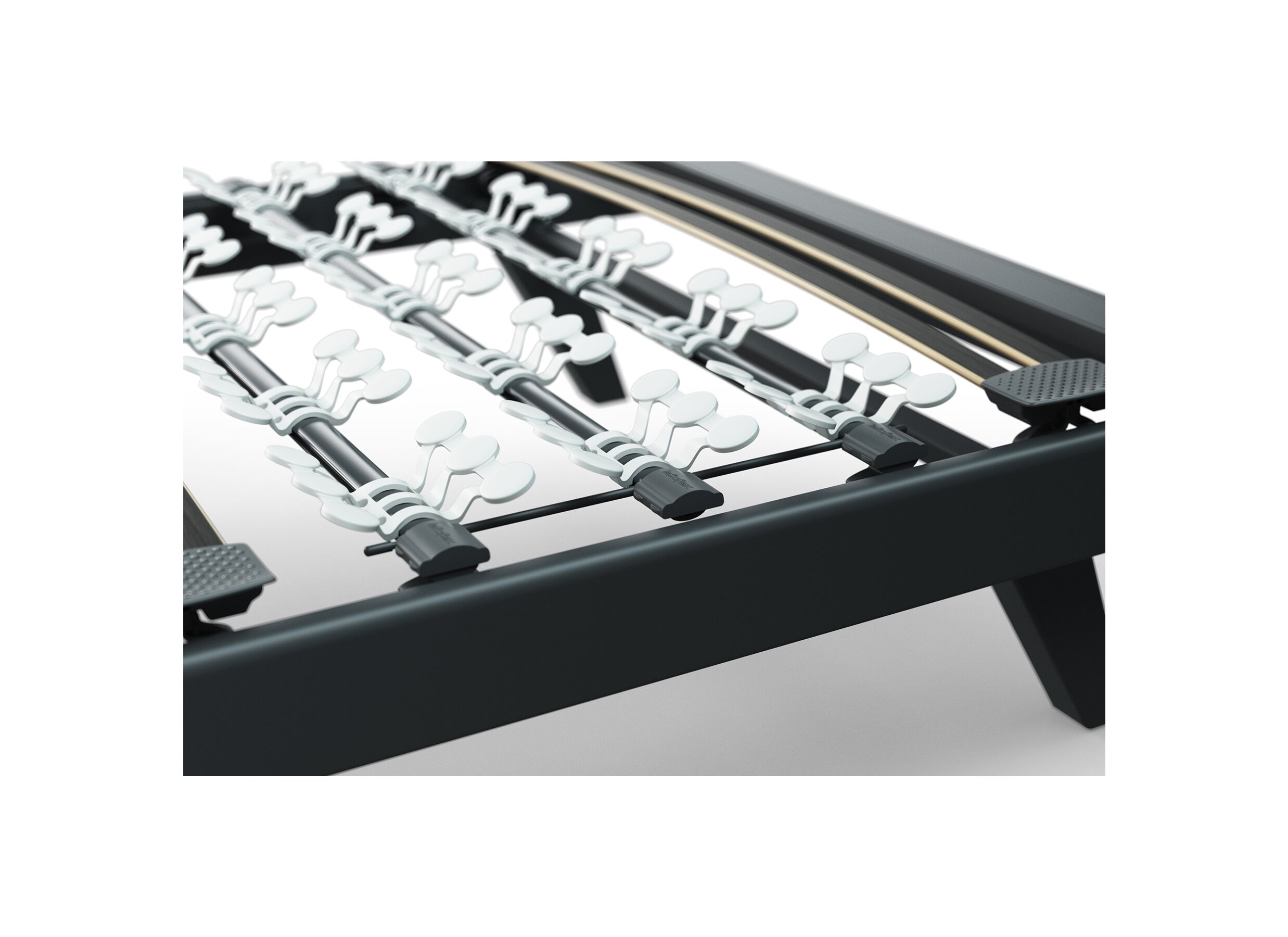 Detailfoto - Lattenbodem Hybrid 1 Fix 2x 90x200cm