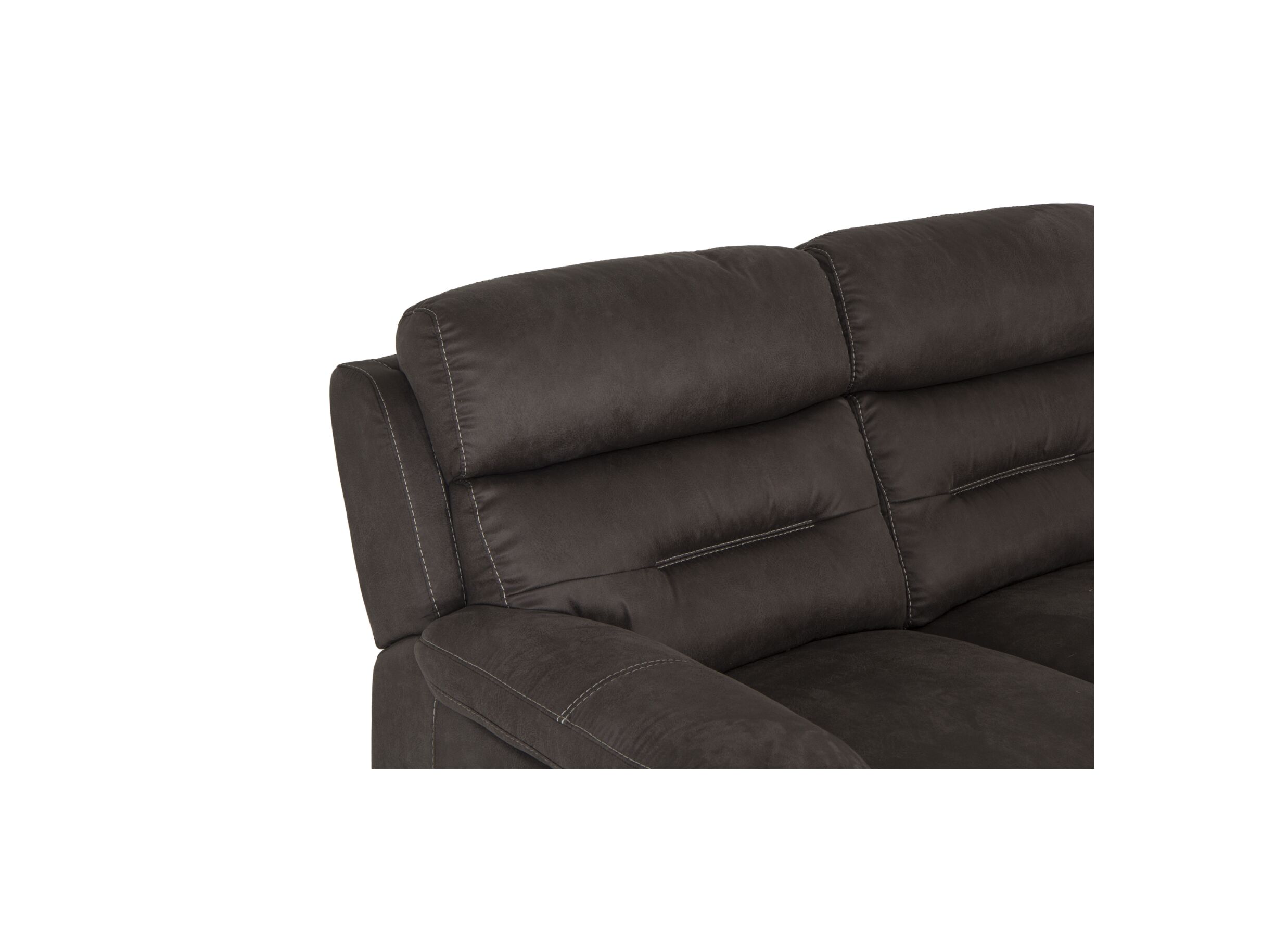 Detailfoto - Zetel Ave 2-zit - stof - grijsbruin