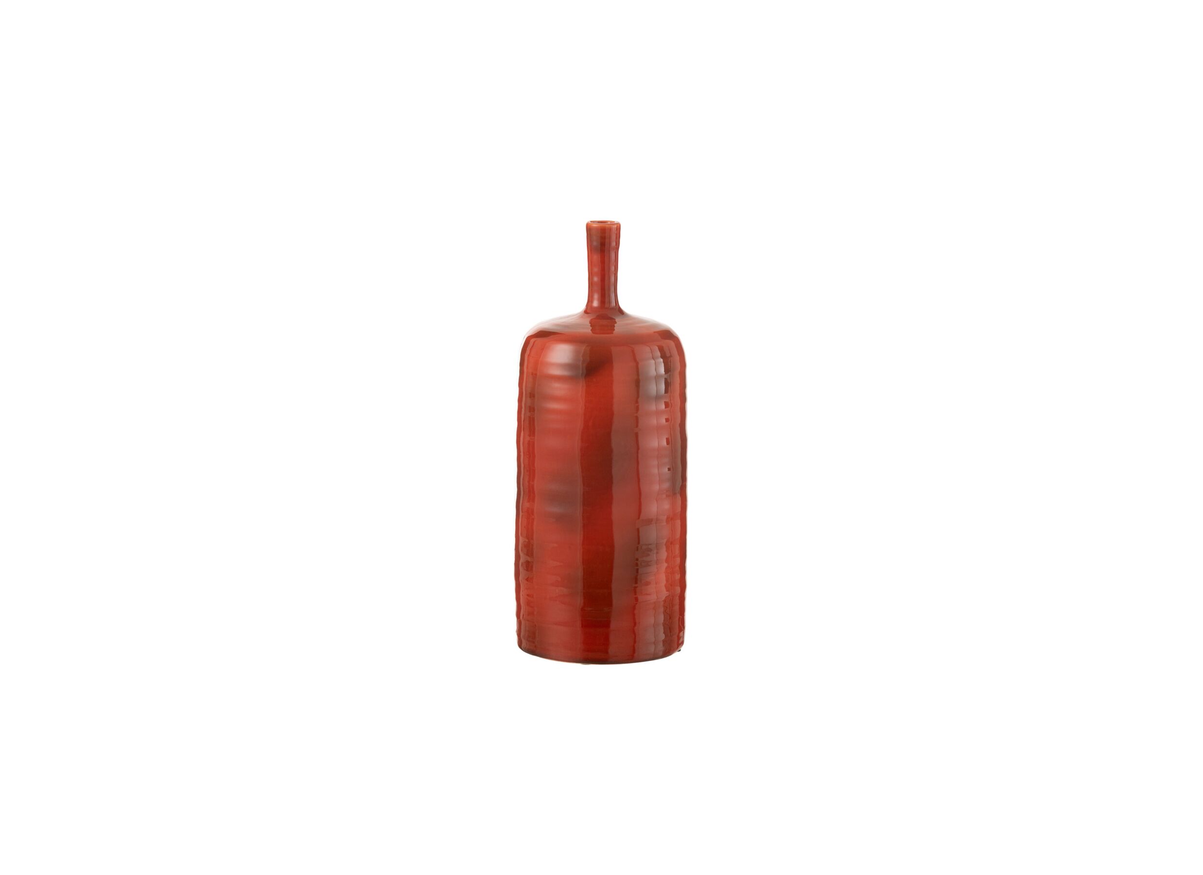 Vaas Akane Fles H49 - Vaas Akane Fles H49,5cm - keramiek - rood