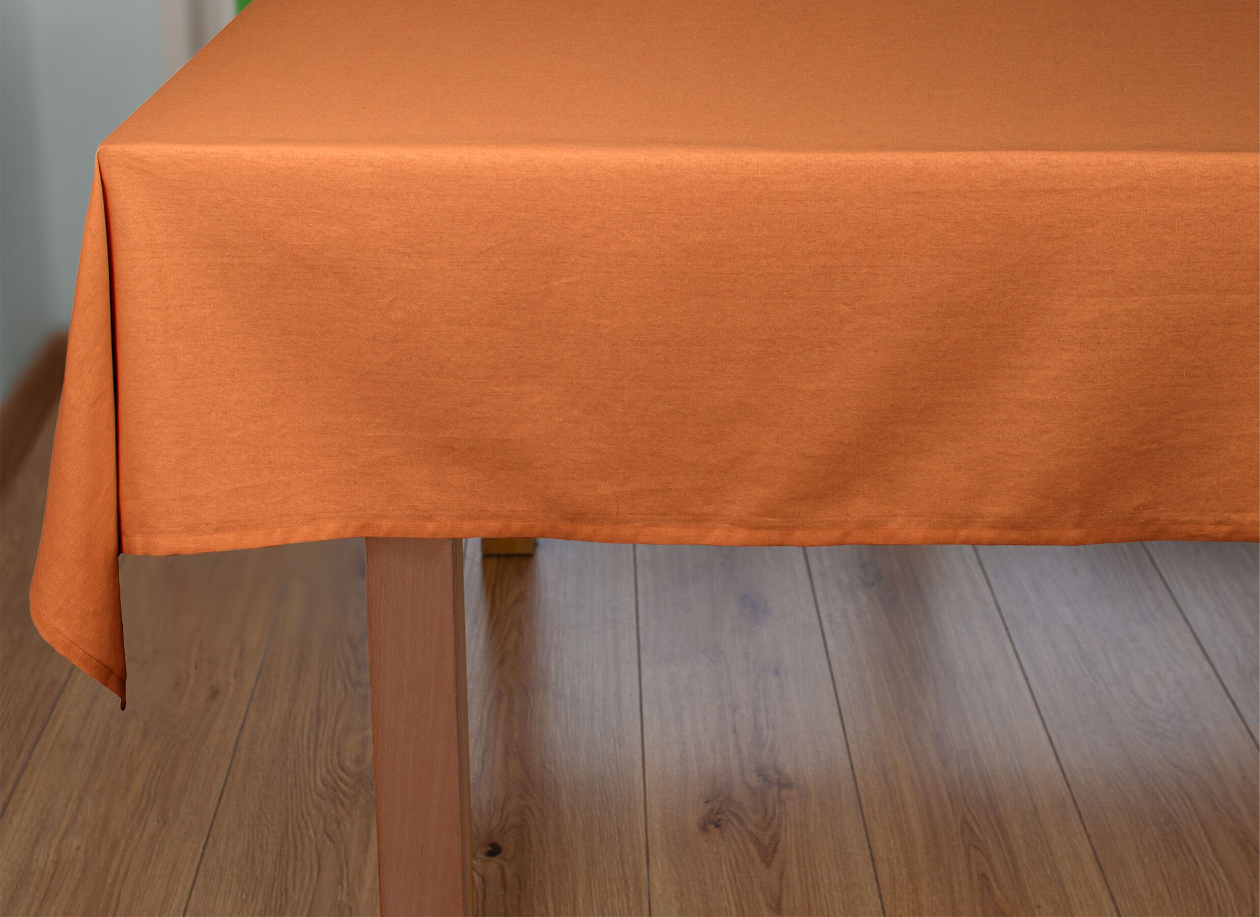 Foto ambiance - Nappe WOW Essence Henna 2pc 150x300cm - coton & lin - marron