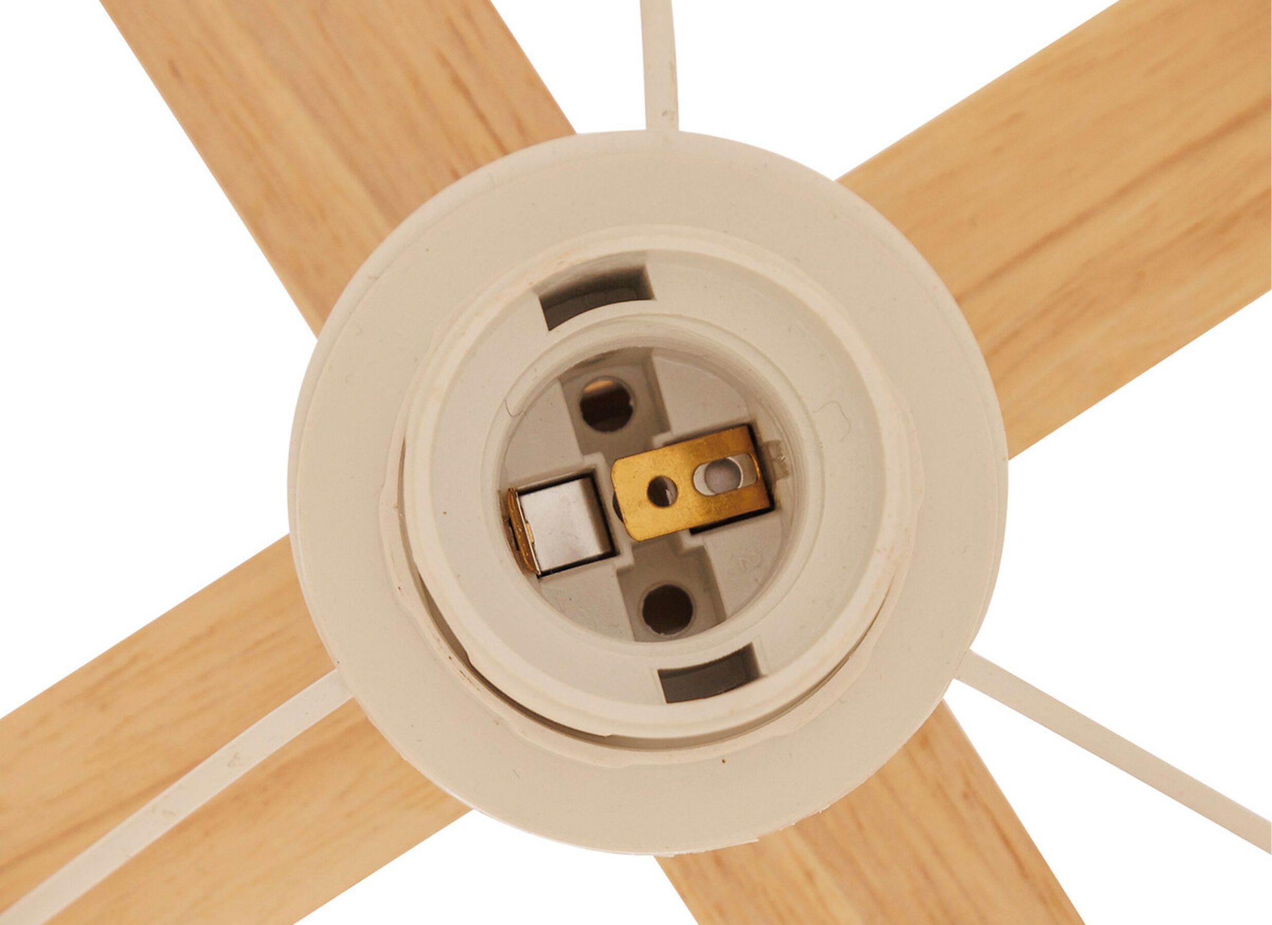 Detail - Lampe de table Rafa Ø18xH37cm - hevea & PVC - beige & naturel