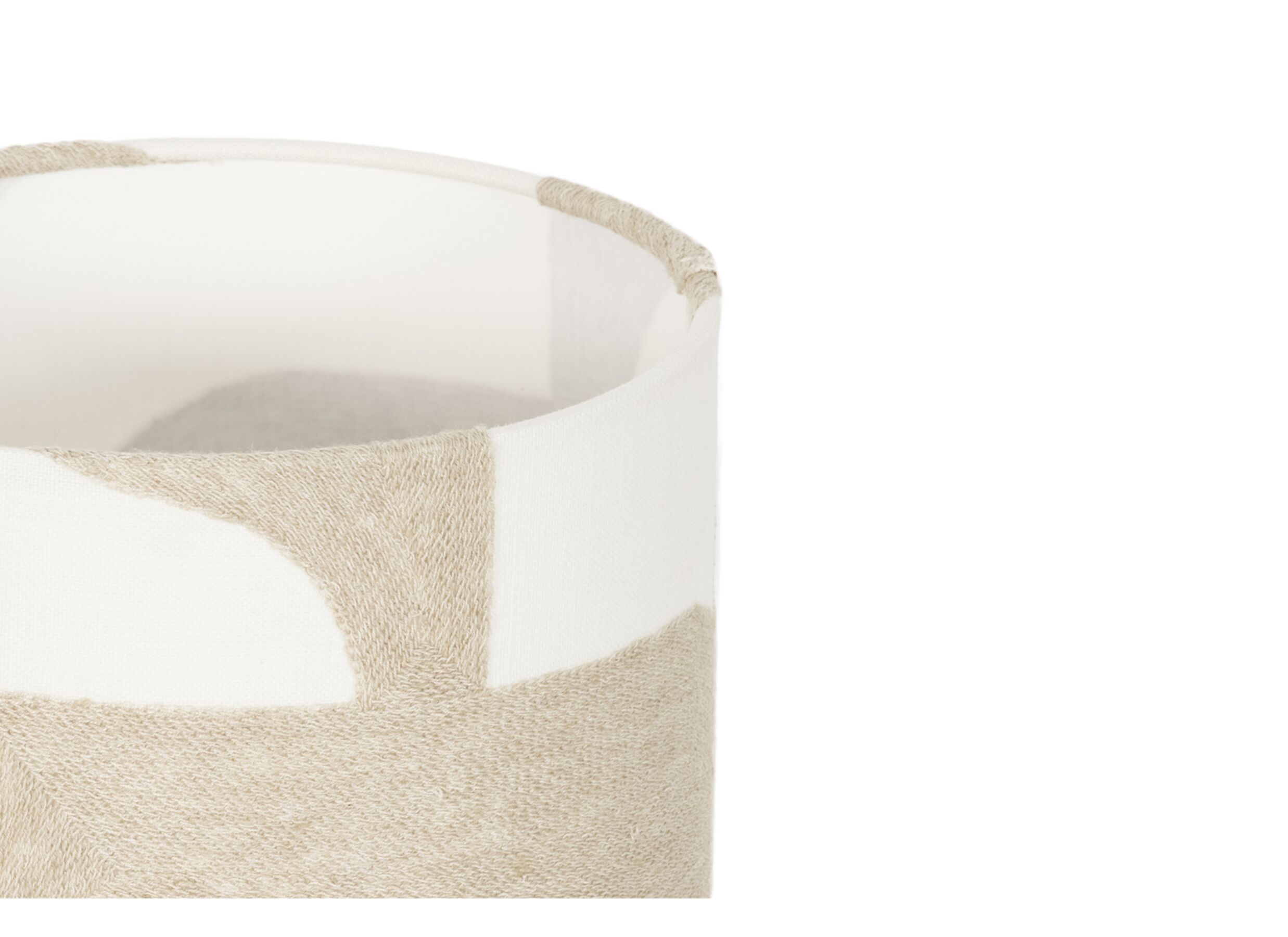 Detail - Abat-jour Ø25cm - tissu - beige