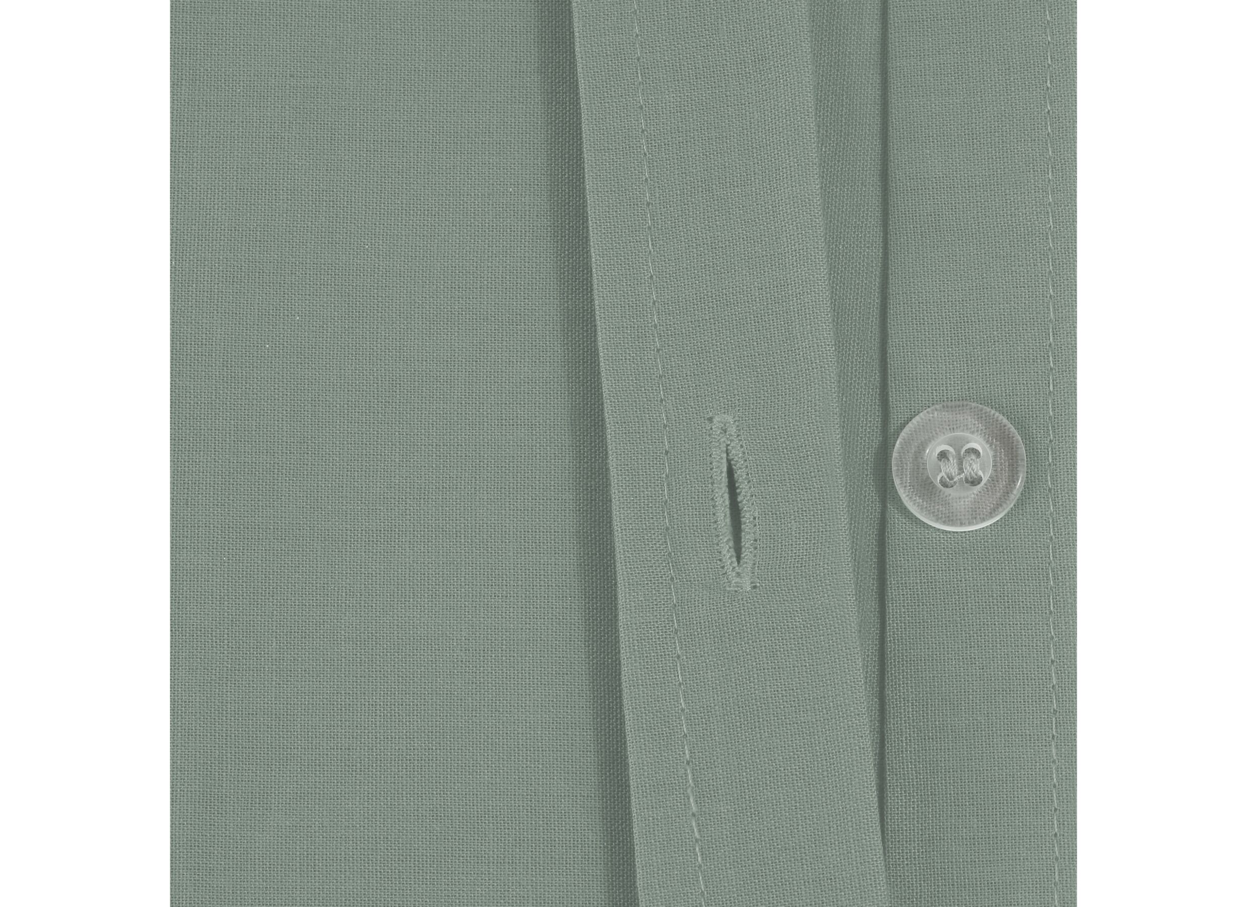 Detailfoto - Dekbedovertrek 140x220cm - katoen - celadon excl. kussenslopen