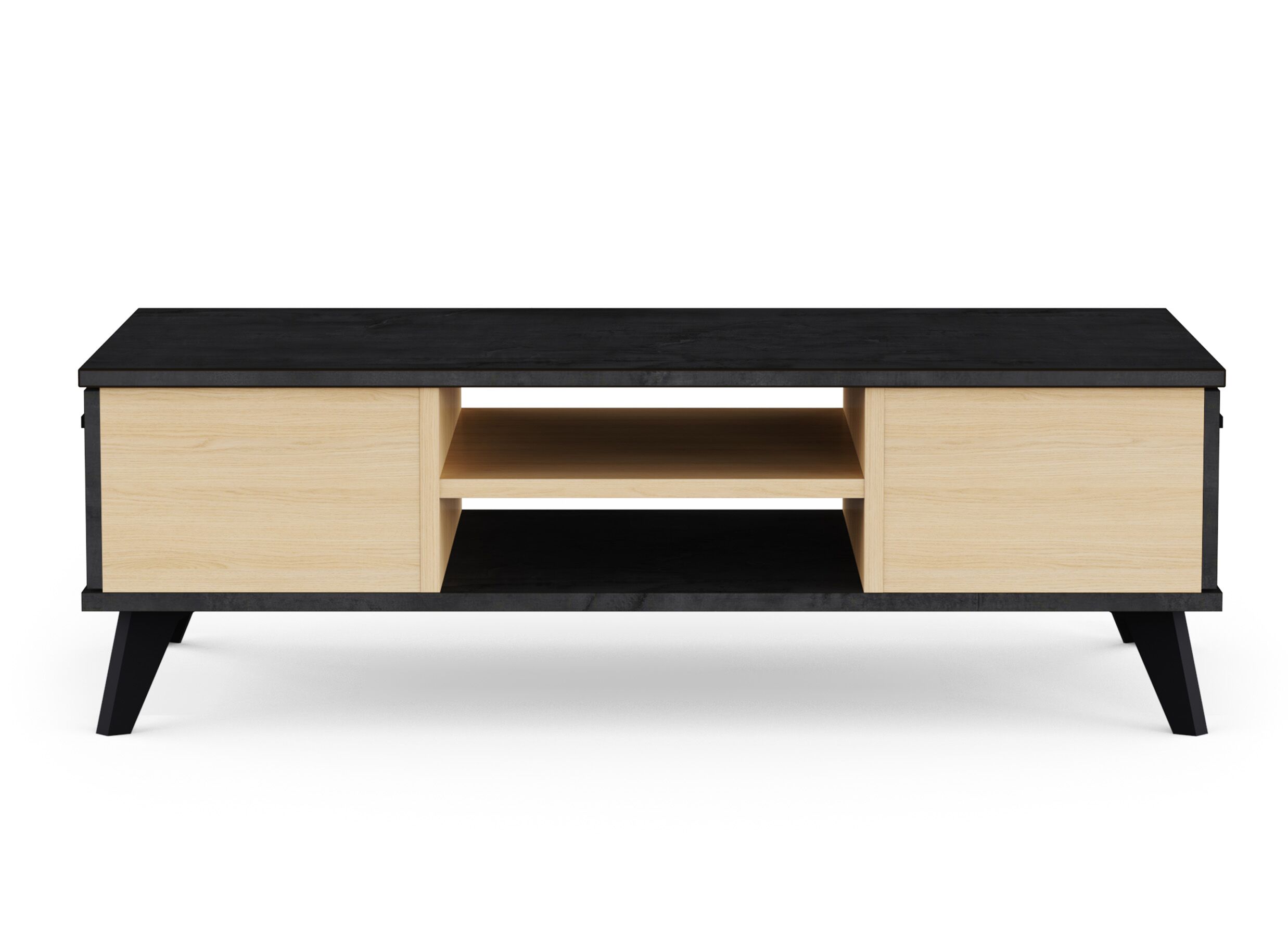 Aperçu - Table basse Kent 107x50xH35cm - décor - chêne de fil & sidewalk