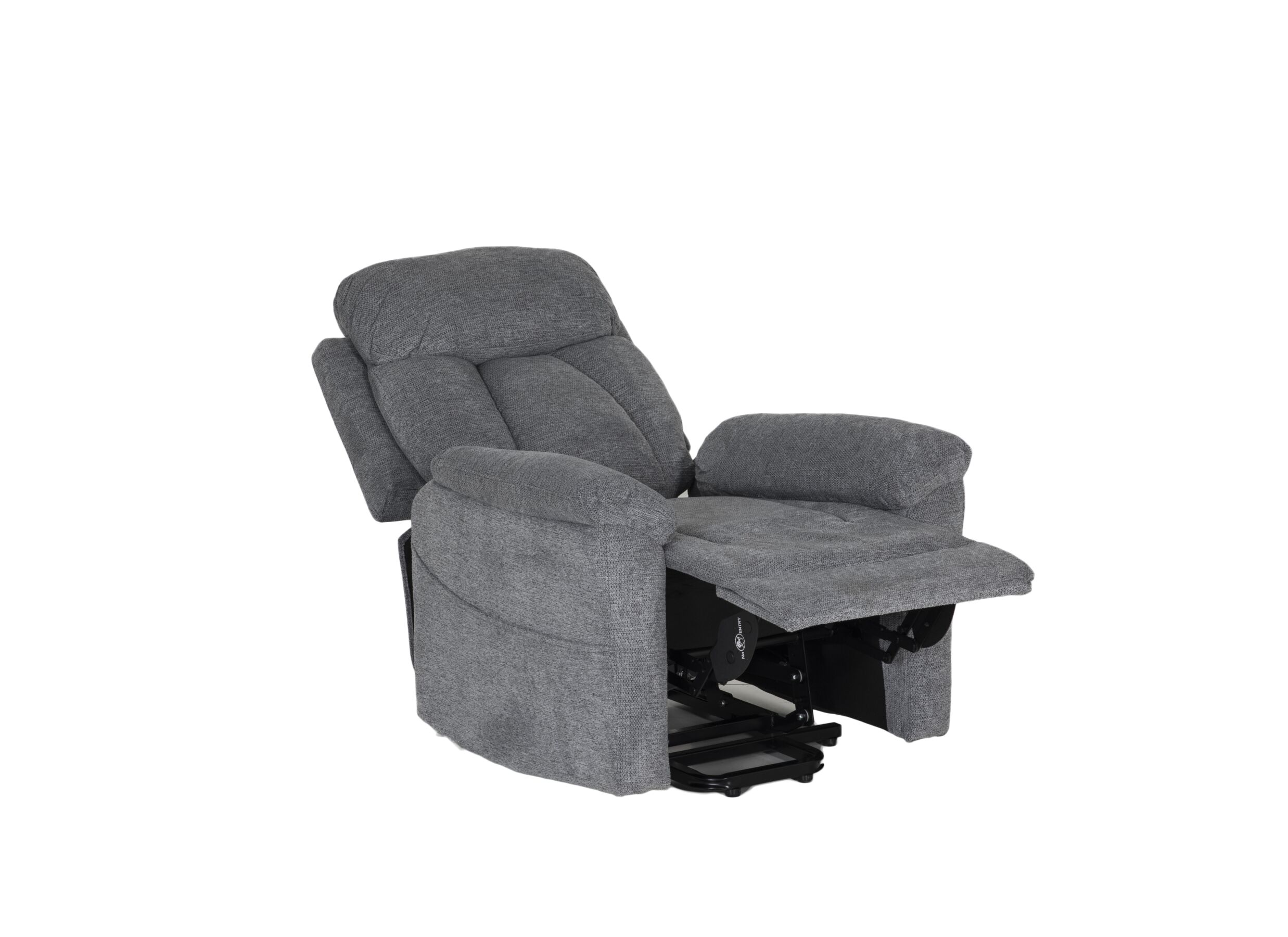 Relaxzetel Porter elektrisch stof grijs