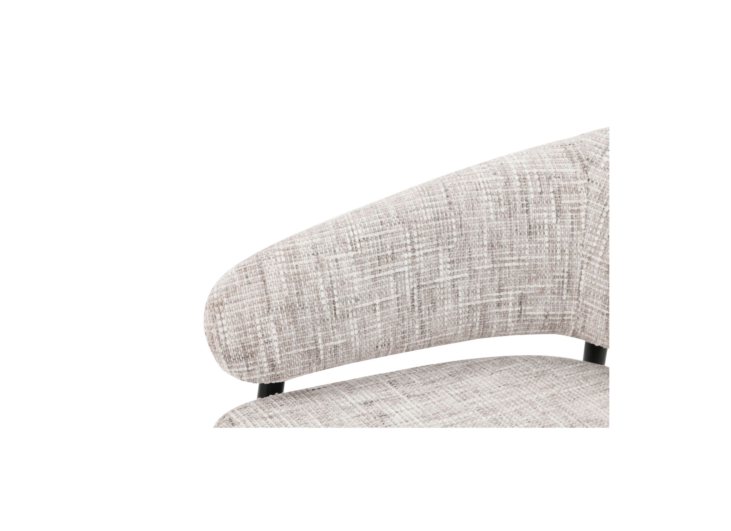 Detail - Chaise Gozo 72,5x73x75cm - fibre polyester - beige