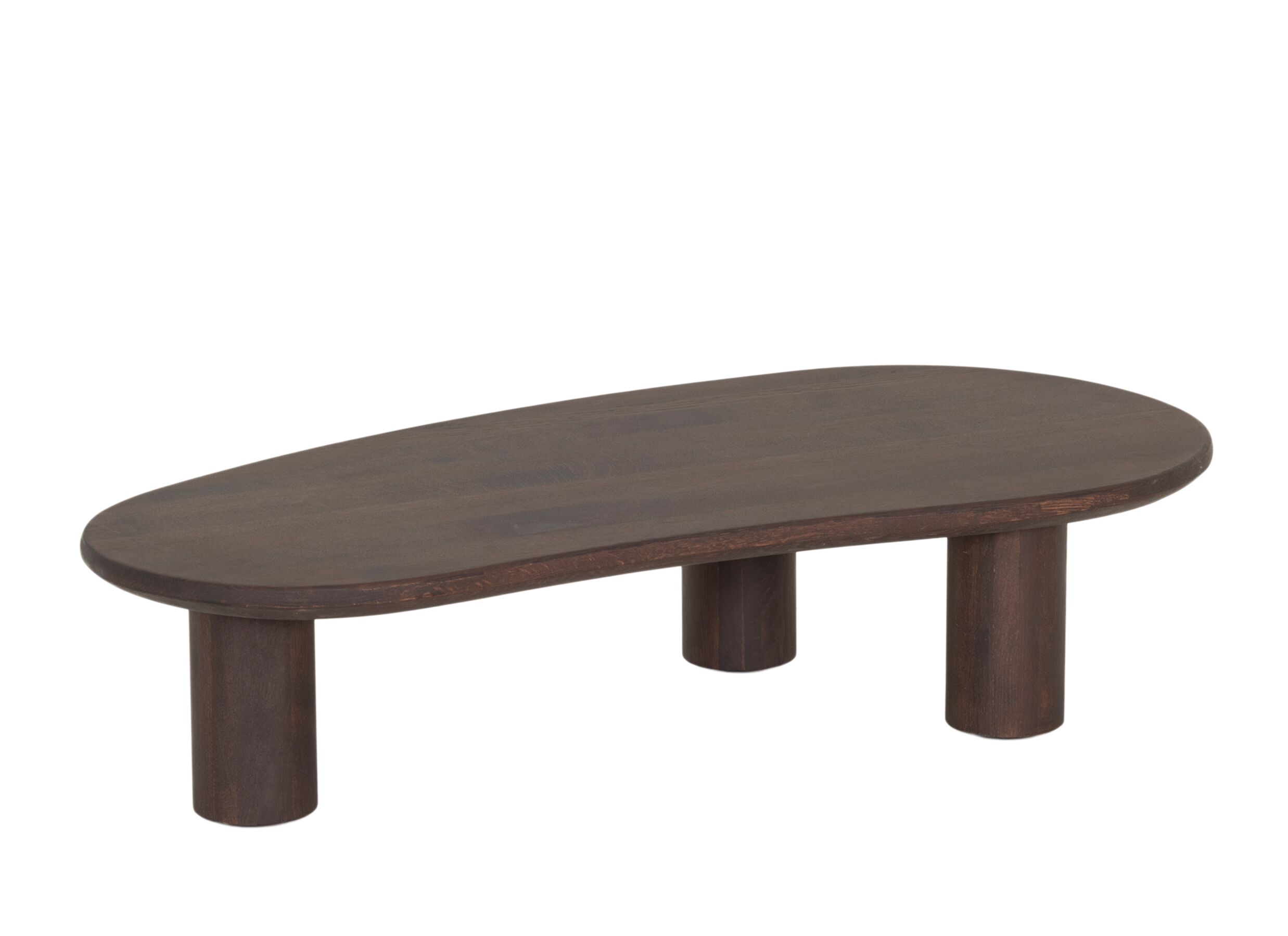 Salontafel Carnavale 120x60cm - eik massief - donkerbruin - Salontafel Carnavale 120x60cm - eik massief - donkerbruin