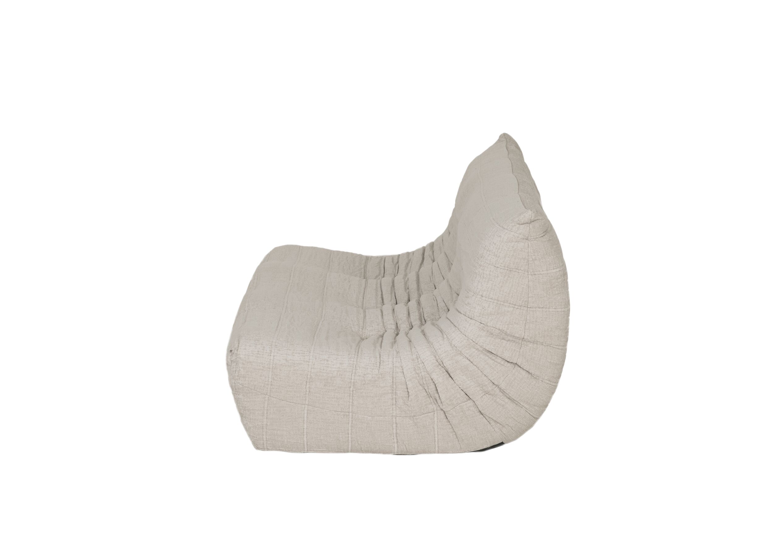 Overzichtsfoto - Zetel Ragazzi 180x100x74cm - stof - beige