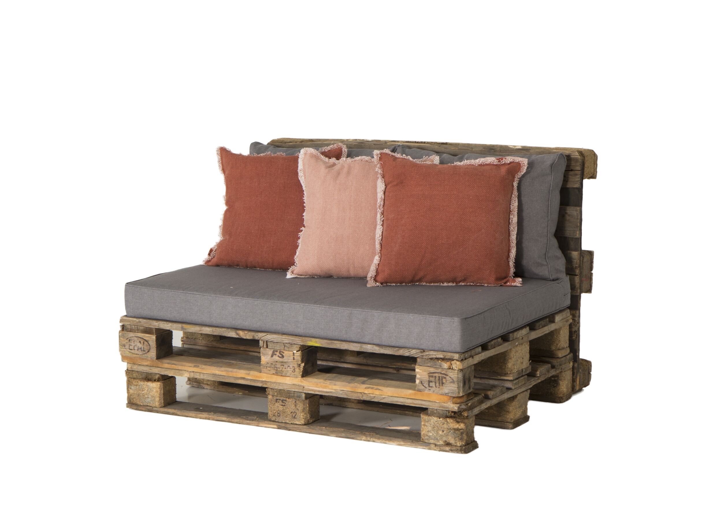 Aperçu - Coussin Burto 45x45cm - tissu - muted clay