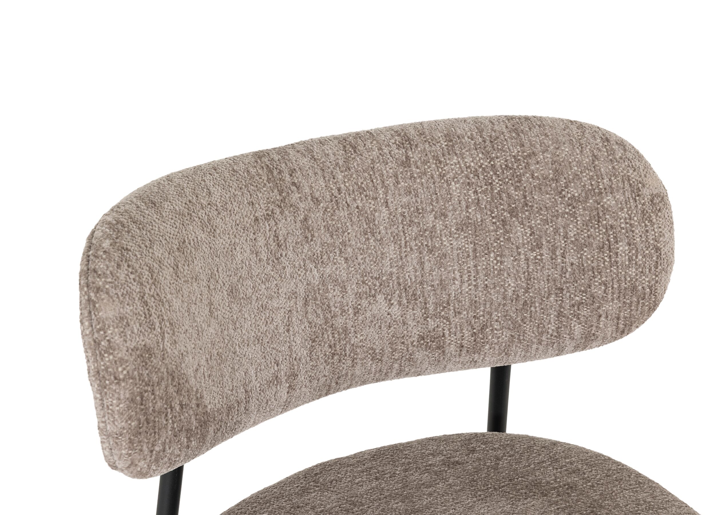 Detail - Chaise Alien 43x43x76cm - tissu - taupe
