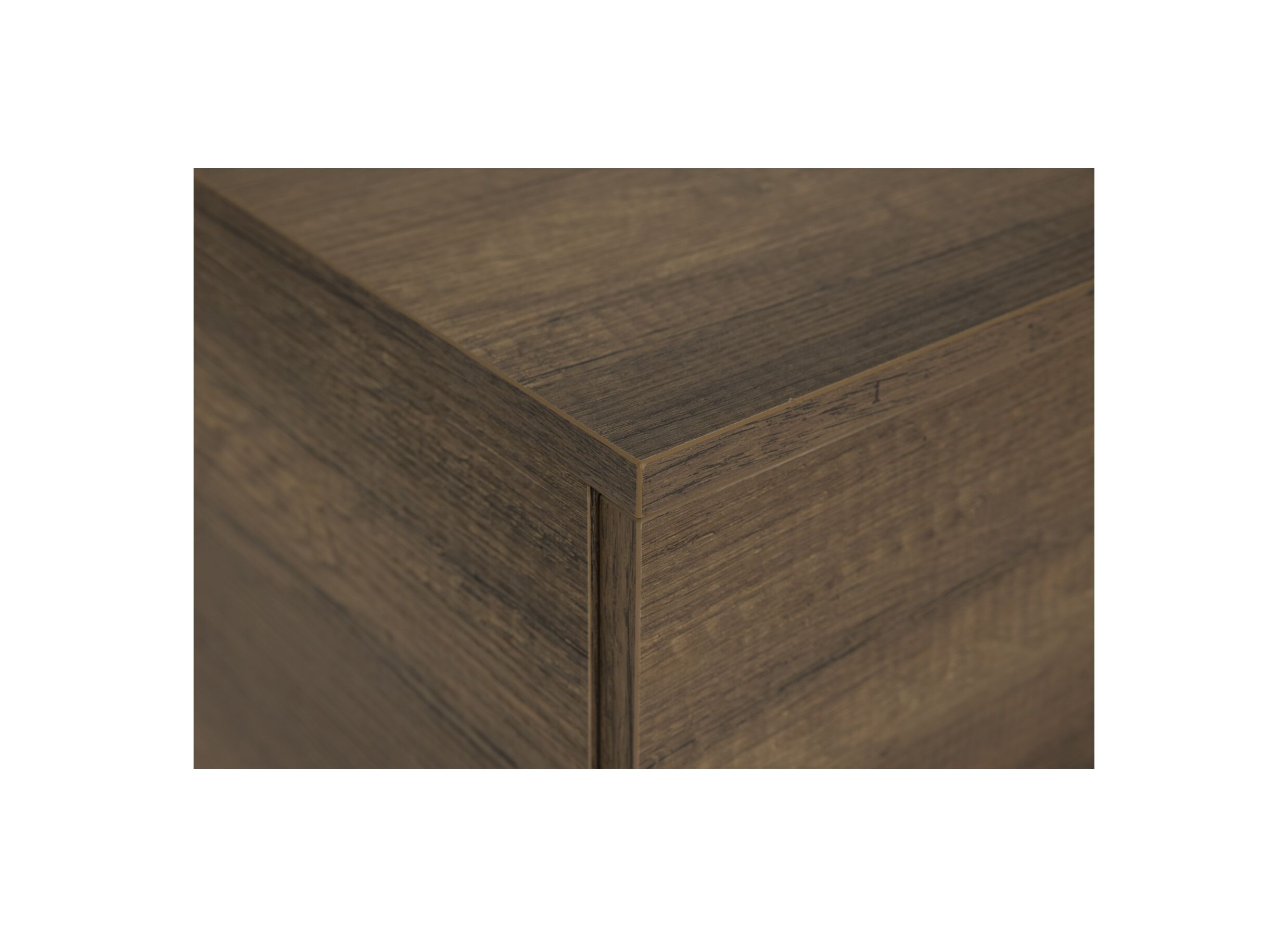Detail - Commode Komodo 73x44x96cm - mélamine - noyer