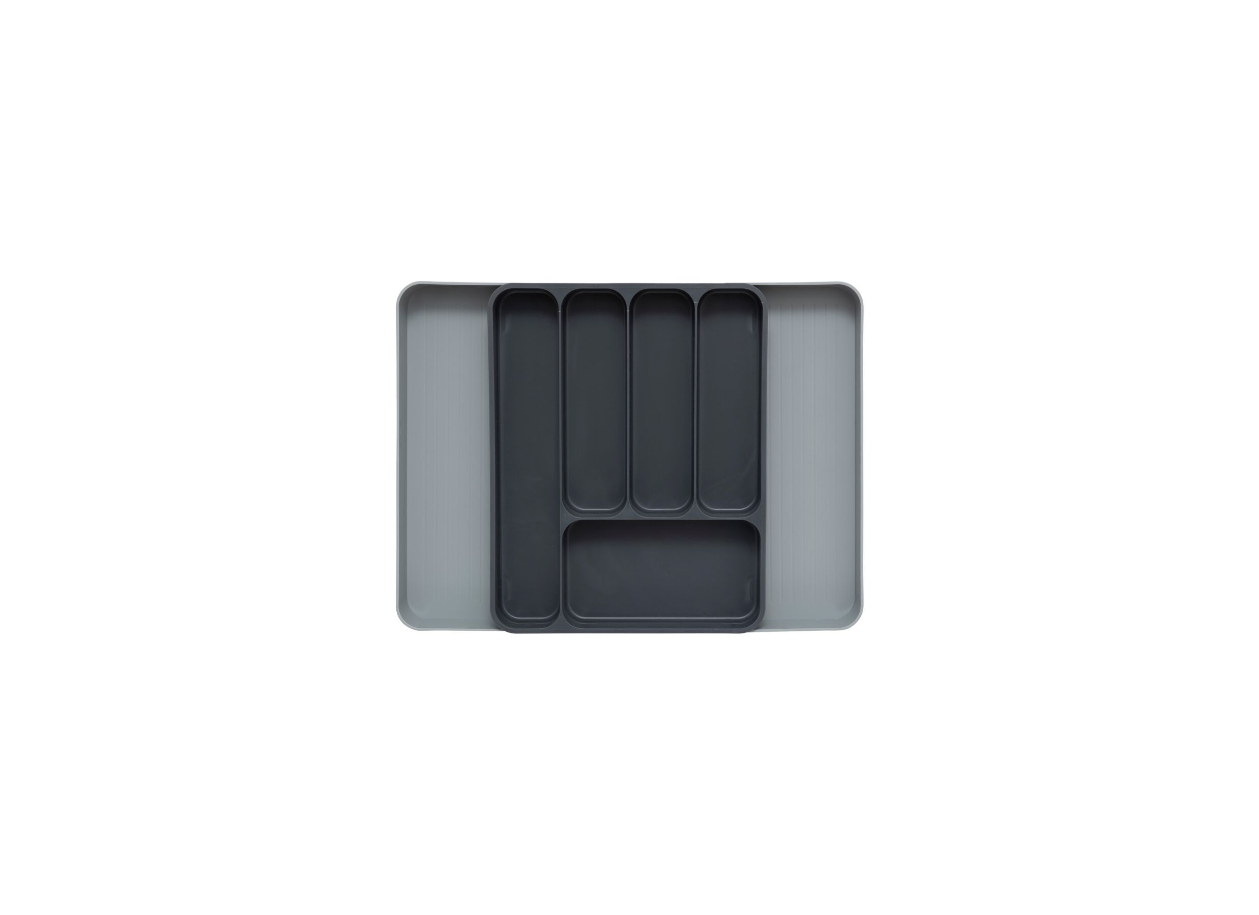Aperçu - Range-couverts XL extensible 39,5x31cm - plastique - gris
