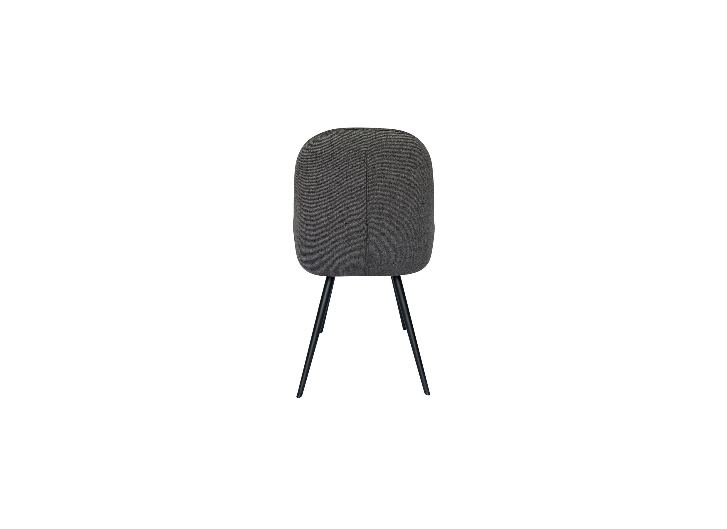 Chaise House 53x61,5x86,5cm - tissu - gris