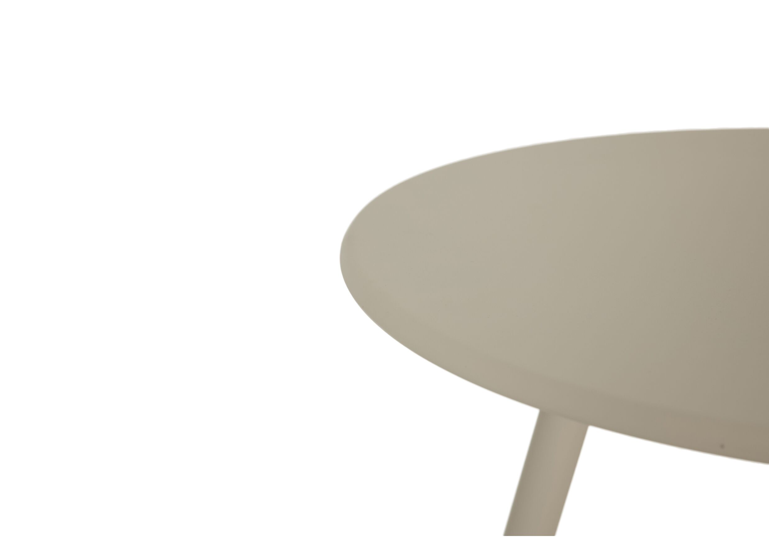 Detail - Table d'appoint Giardino Ø45x50cm - acier - beige