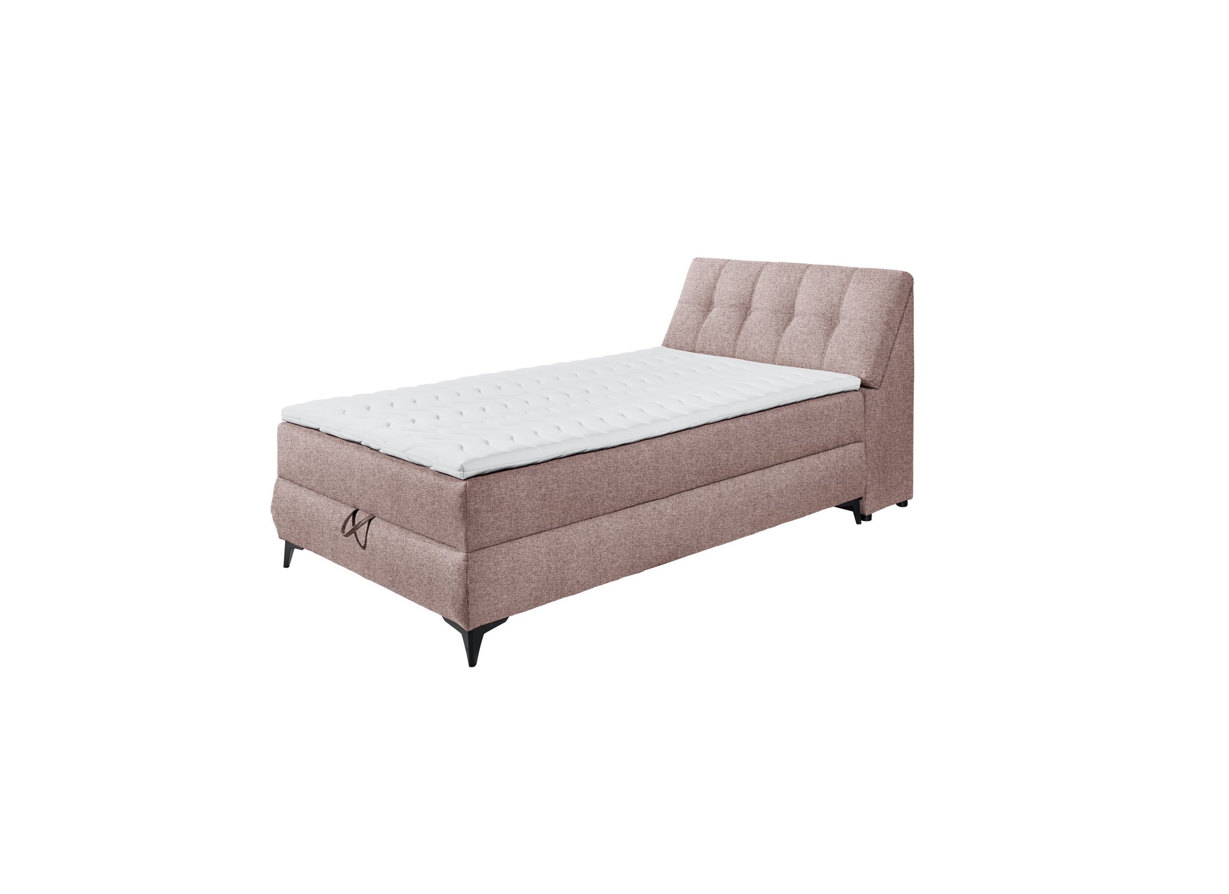 Bedbox Atlantis 120x200cm met opbergruimte stof flamingo