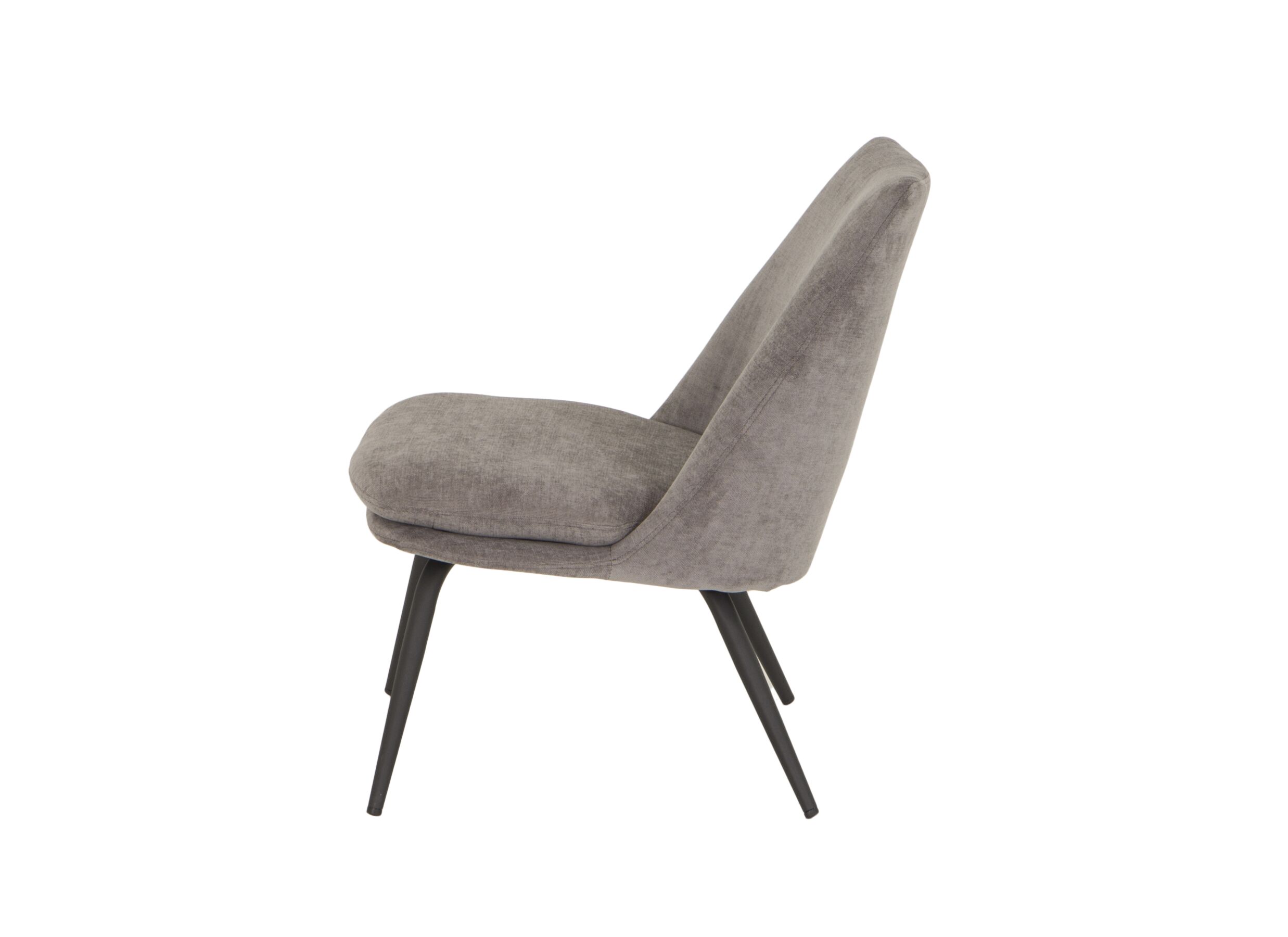 Fauteuil Yoyo 56x73x77cm - tissu - gris
