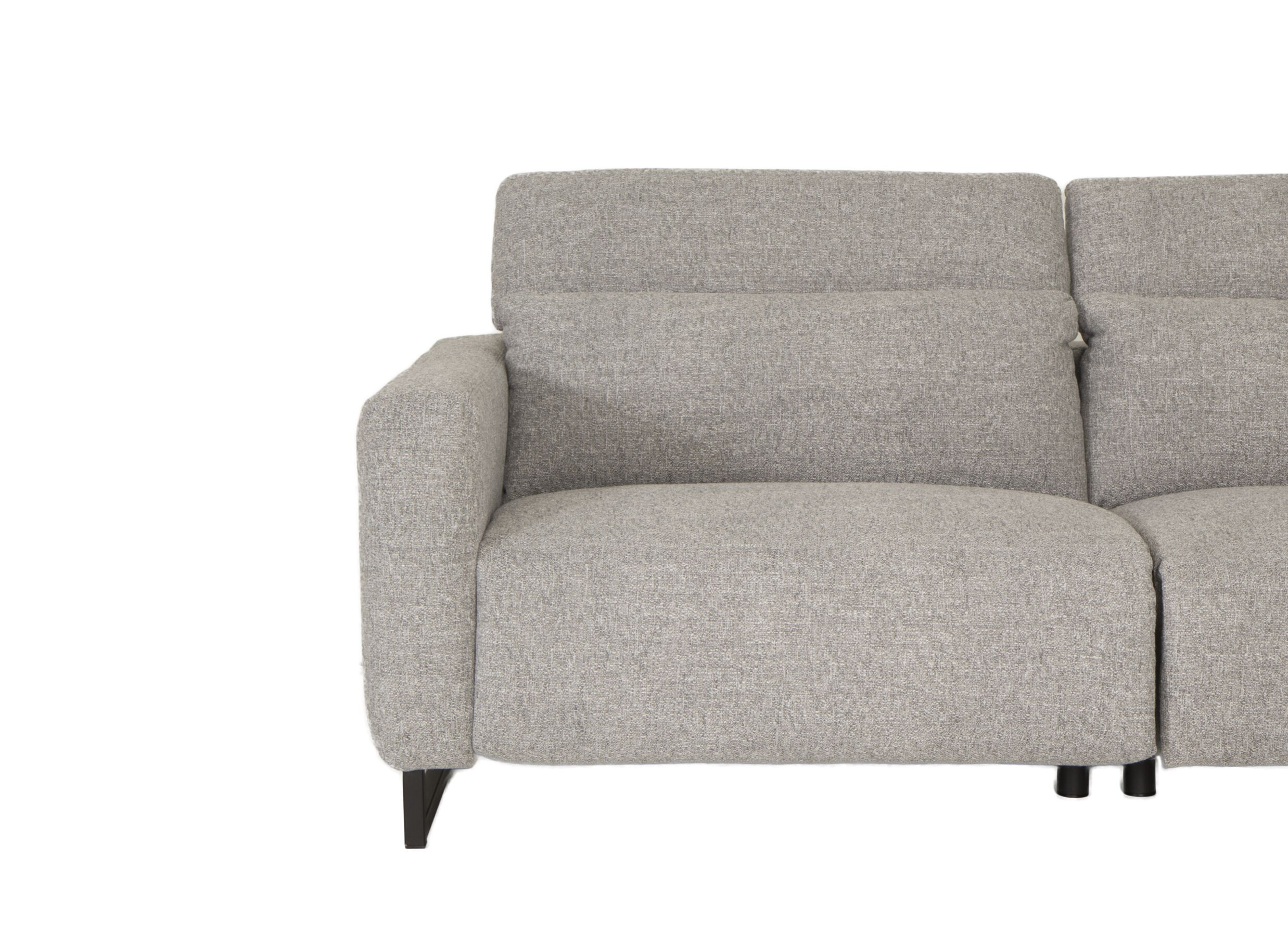 Hoeksalon Lexus 327x189cm - stof - grijs
