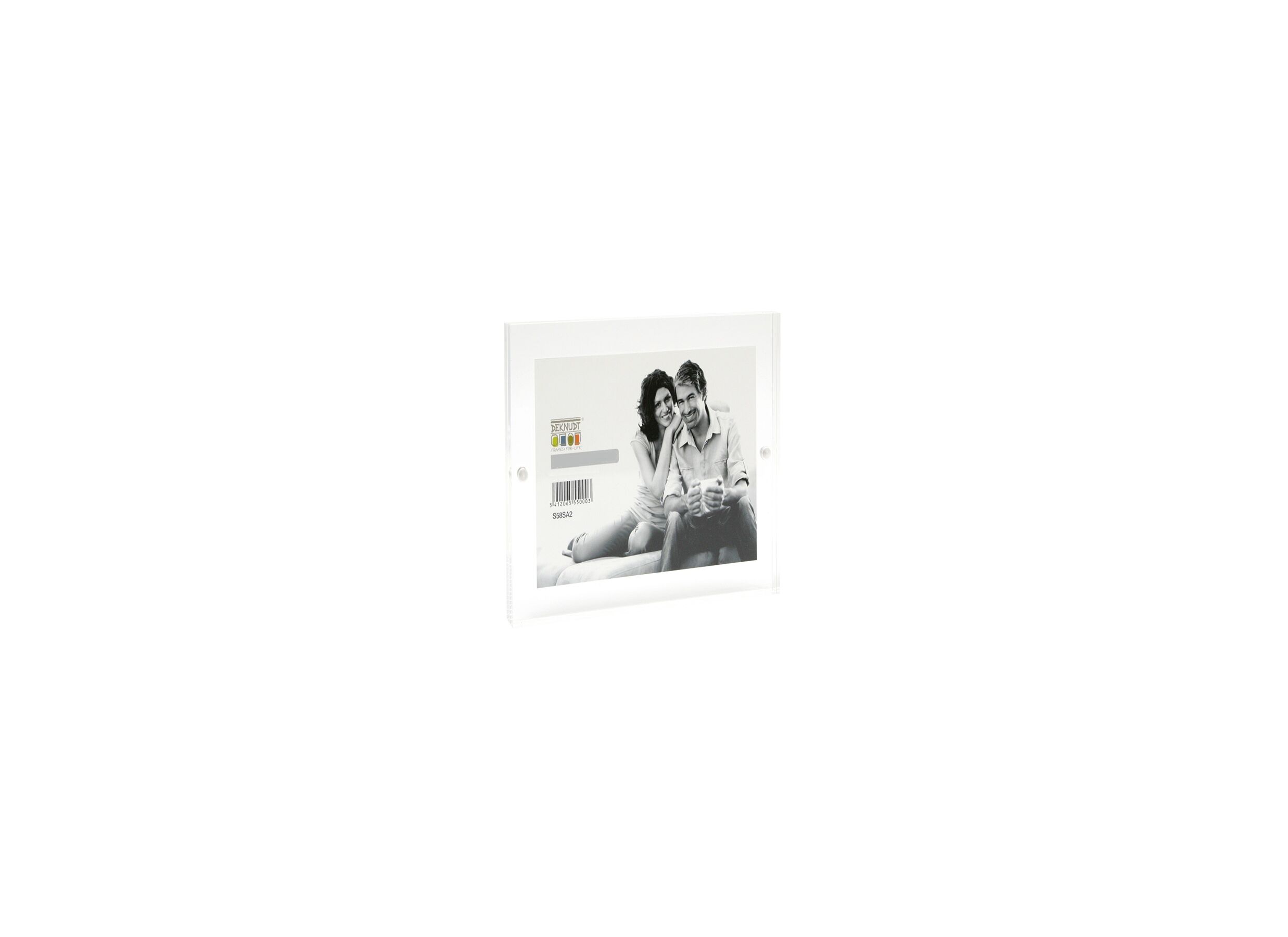 Cadre photo S58SA2 13x13cm - Cadre photo S58SA2 13x13cm - synthétique - transparent