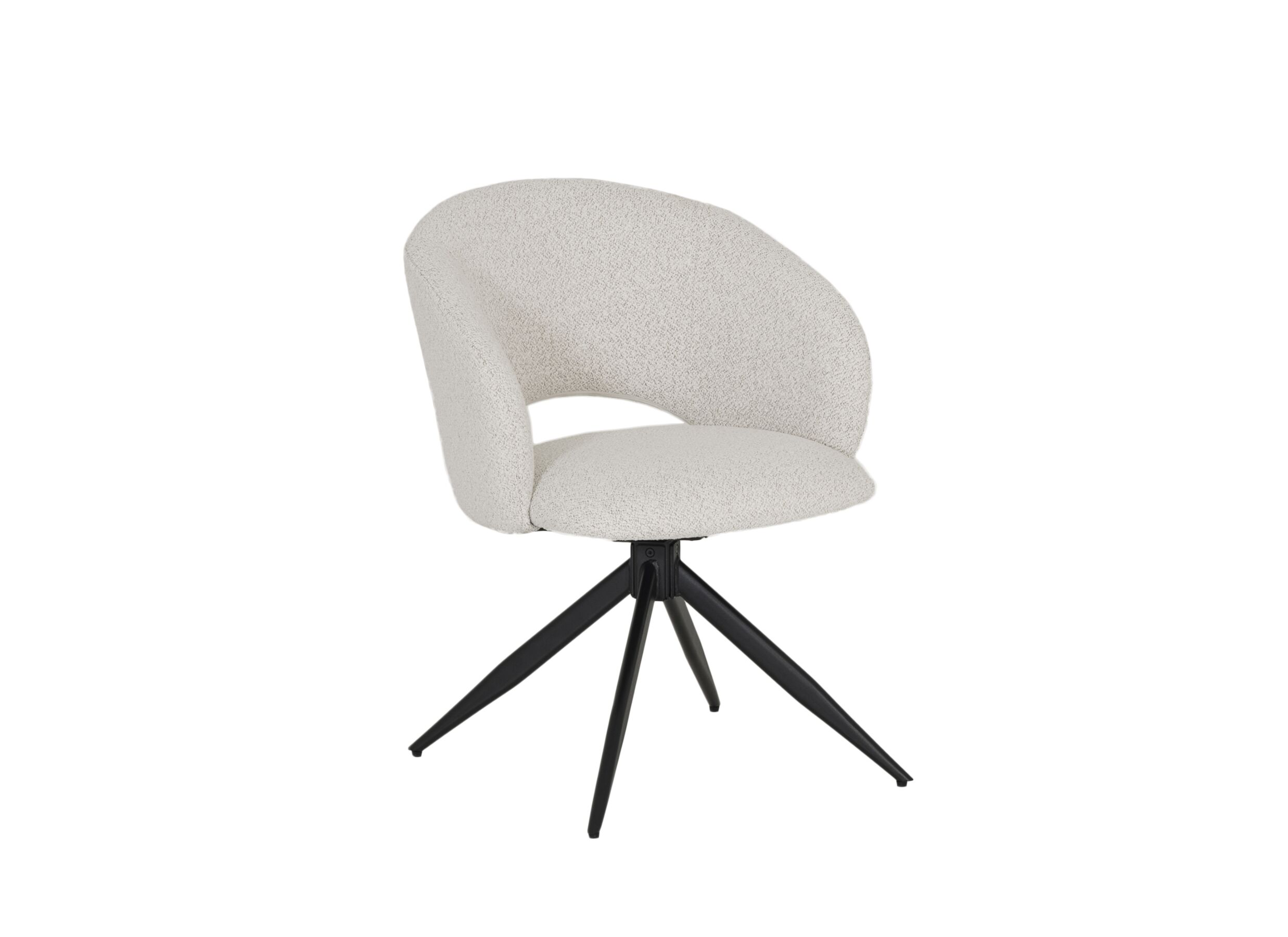 Draaistoel Donum stof - beige - Chaise pivotante Donum tissu - beige