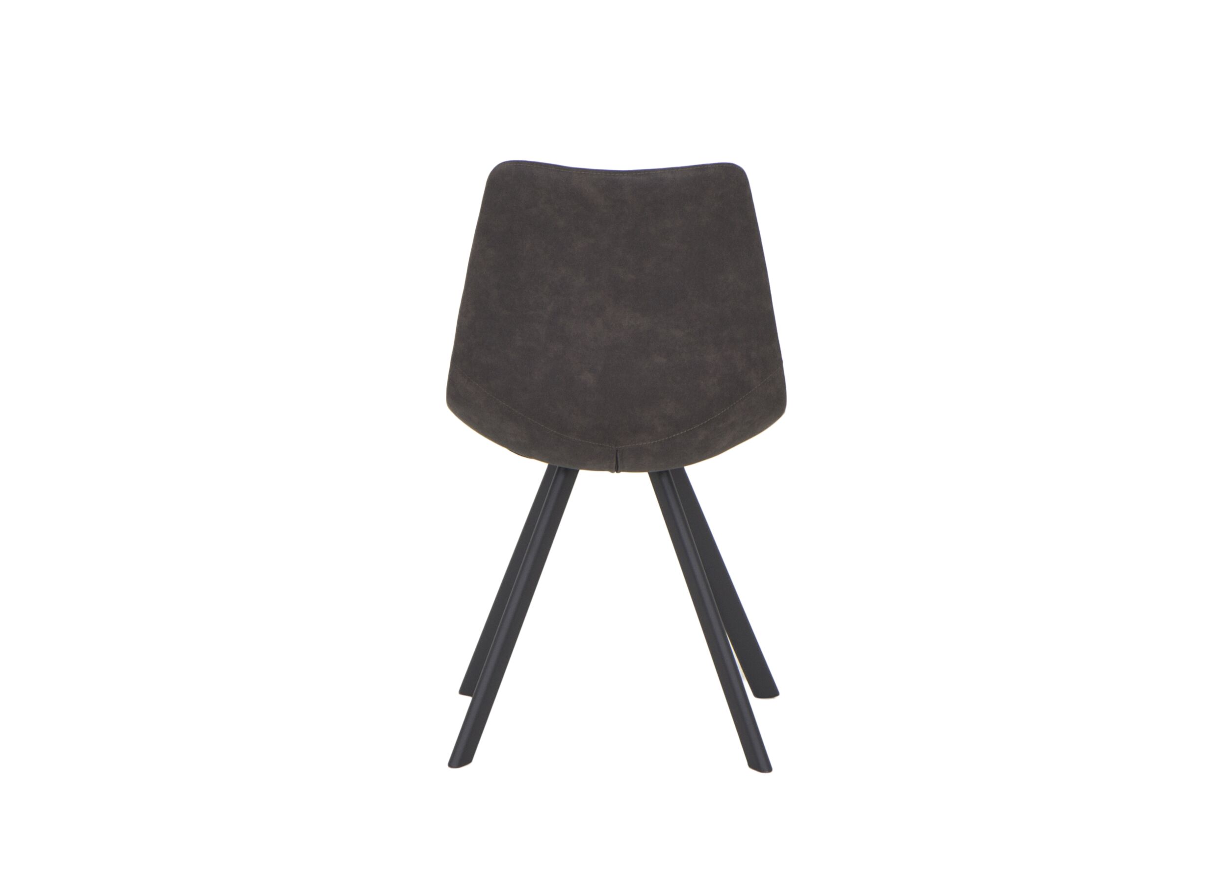 Chaise Frantz 47x57x83cm - tissu - anthracite