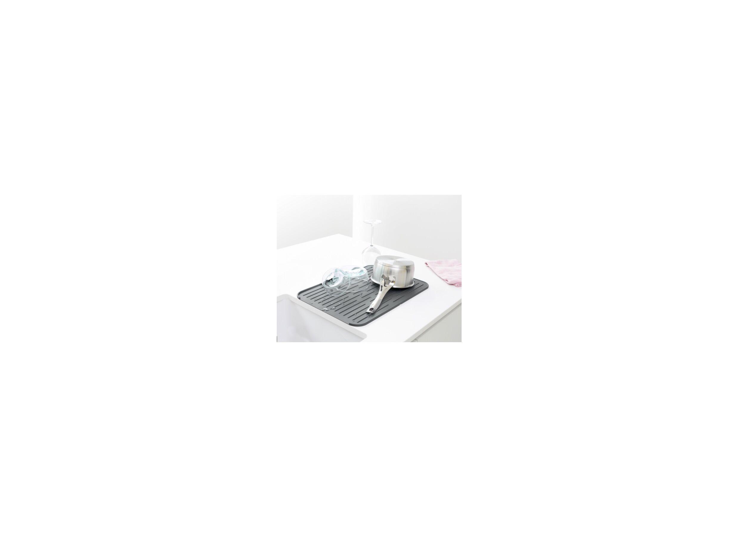Foto ambiance - Tapis drainant gris foncé
