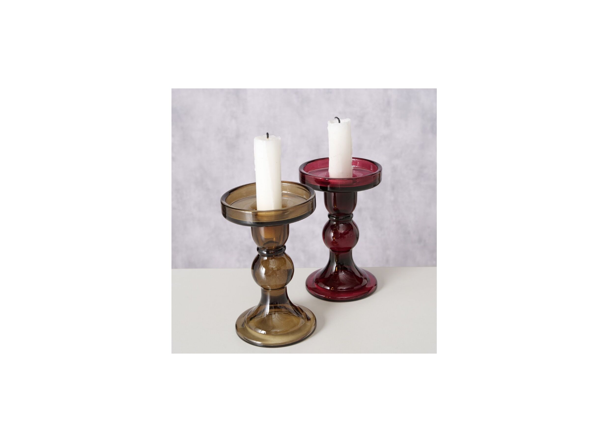Foto ambiance - Chandelier Lune H14cm rouge vert