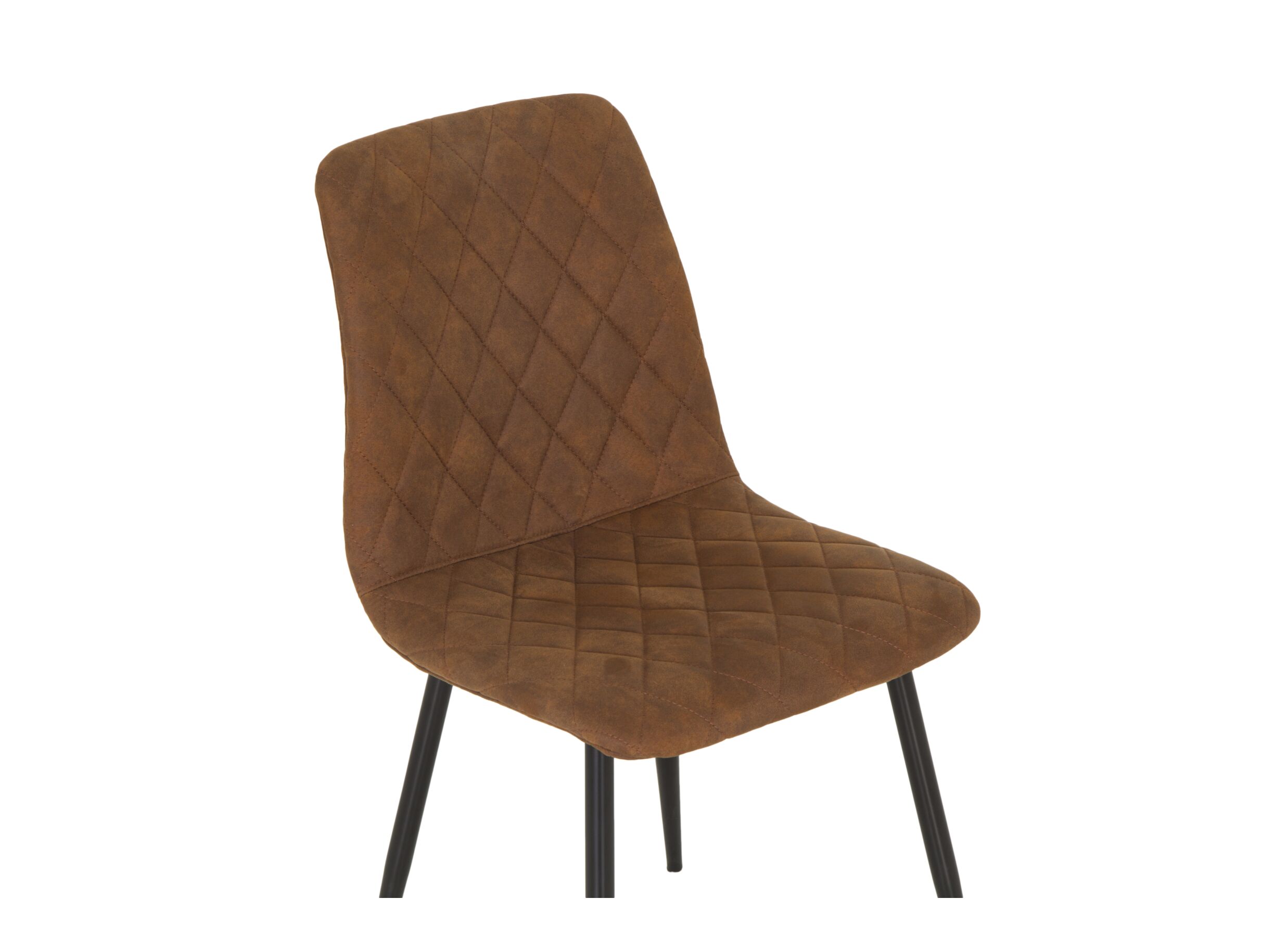 Chaise Furu 45x51x85cm - microvezel - cognac